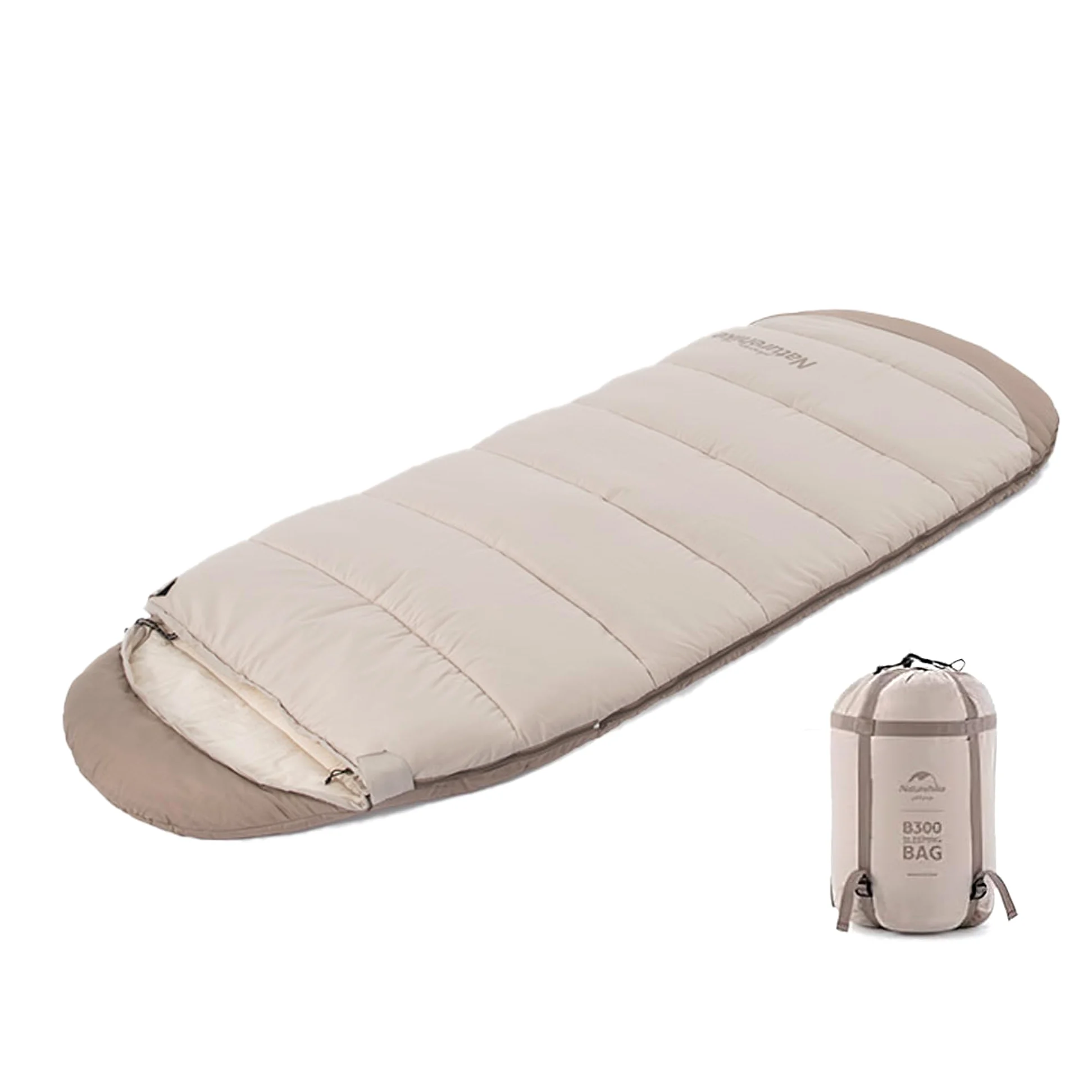Naturehike - Saco de dormir ultraligero de 1,8 kg, 6 ℃-1 ℃, totalmente extensible, 85 cm de ancho, se puede conectar entre sí