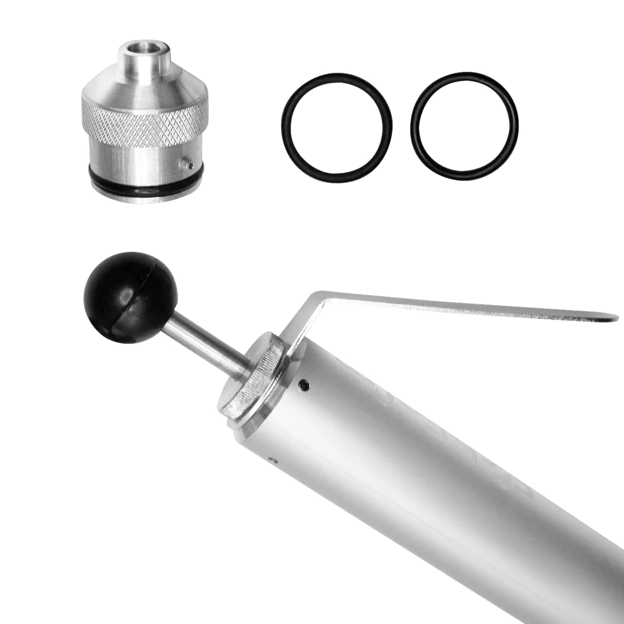 Inyector de aluminio para cebo de plastisol de plástico suave, forma señuelo de pesca, 7 onzas y 9.5 onzas