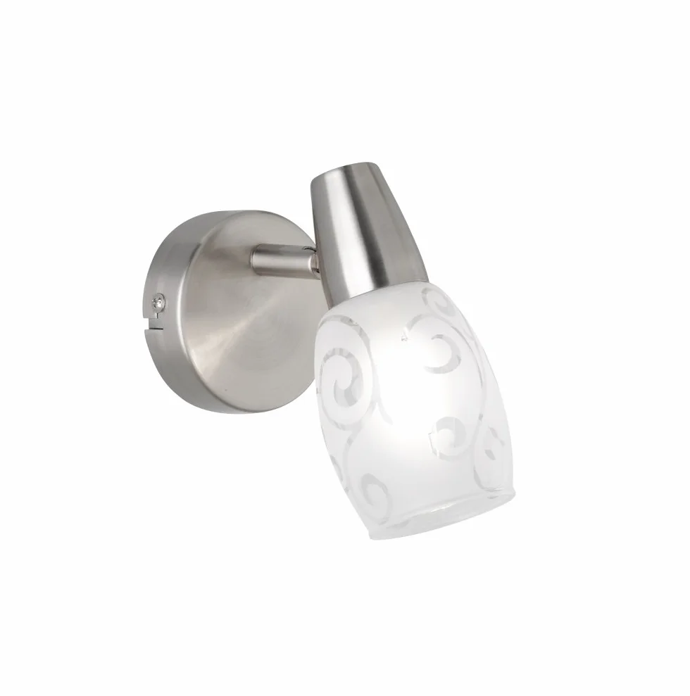 TRIO R80021007 Foco AR E14 28 W Metal Níquel Mate IP20