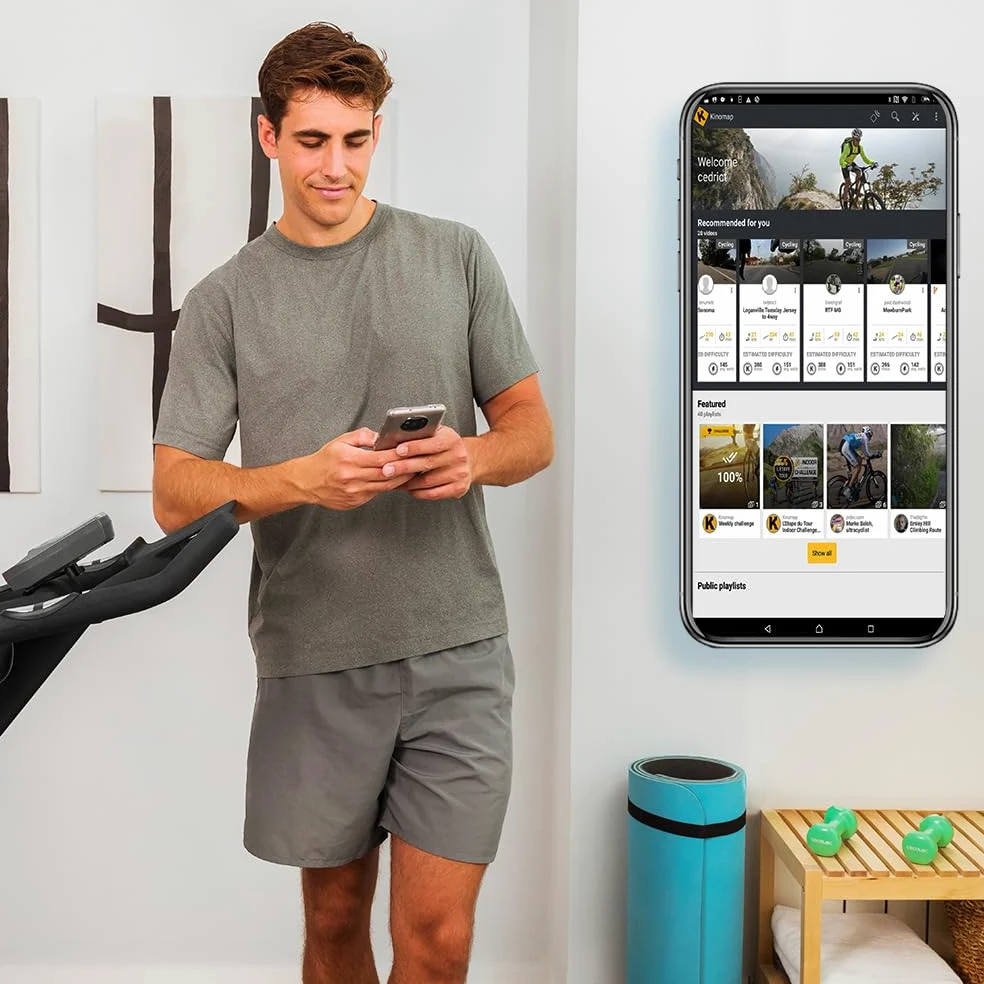 Cecotec Bicicleta Estática Indoor con Resistencia Magnética y Volante de Inercia 24Kg DrumFit Indoor 24000 Magnetic Connected. APP, 8 Niveles de Resistencia, Pantalla, Sillín y Manillar Ajustables