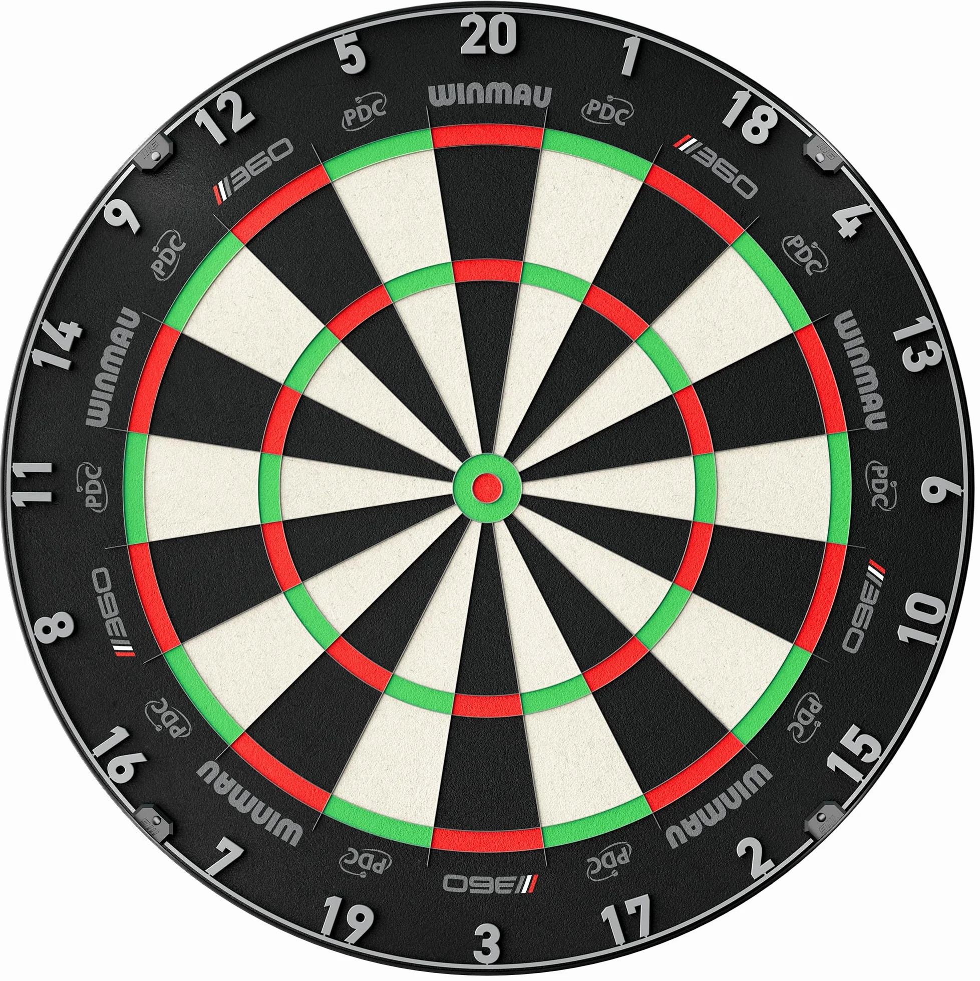 WINMAU Diana Blade 360 Triple Core Carbon Dartboard Rotación Completa Gráficos Simétricos PDC Profesional
