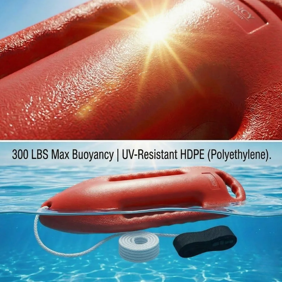 Flotador Salvavidas | Lata de Rescate Profesional | Boya de natación en Aguas Abiertas | Lata de Rescate Salvavidas