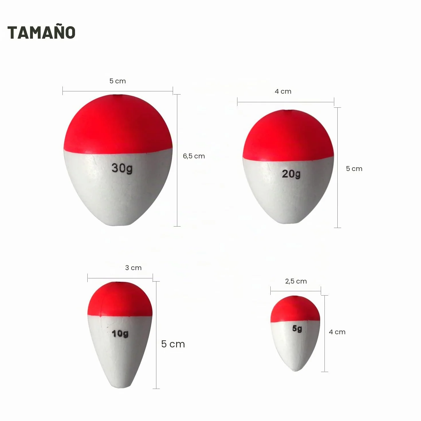 8-16pcs Blanco Negro Rojo Amarillo Flotador De Barriga Flotador De Barriga Multiusos Flotador De Pesca Flotador De Espuma Eva Flotadores De Pesca Flotador De Pescado