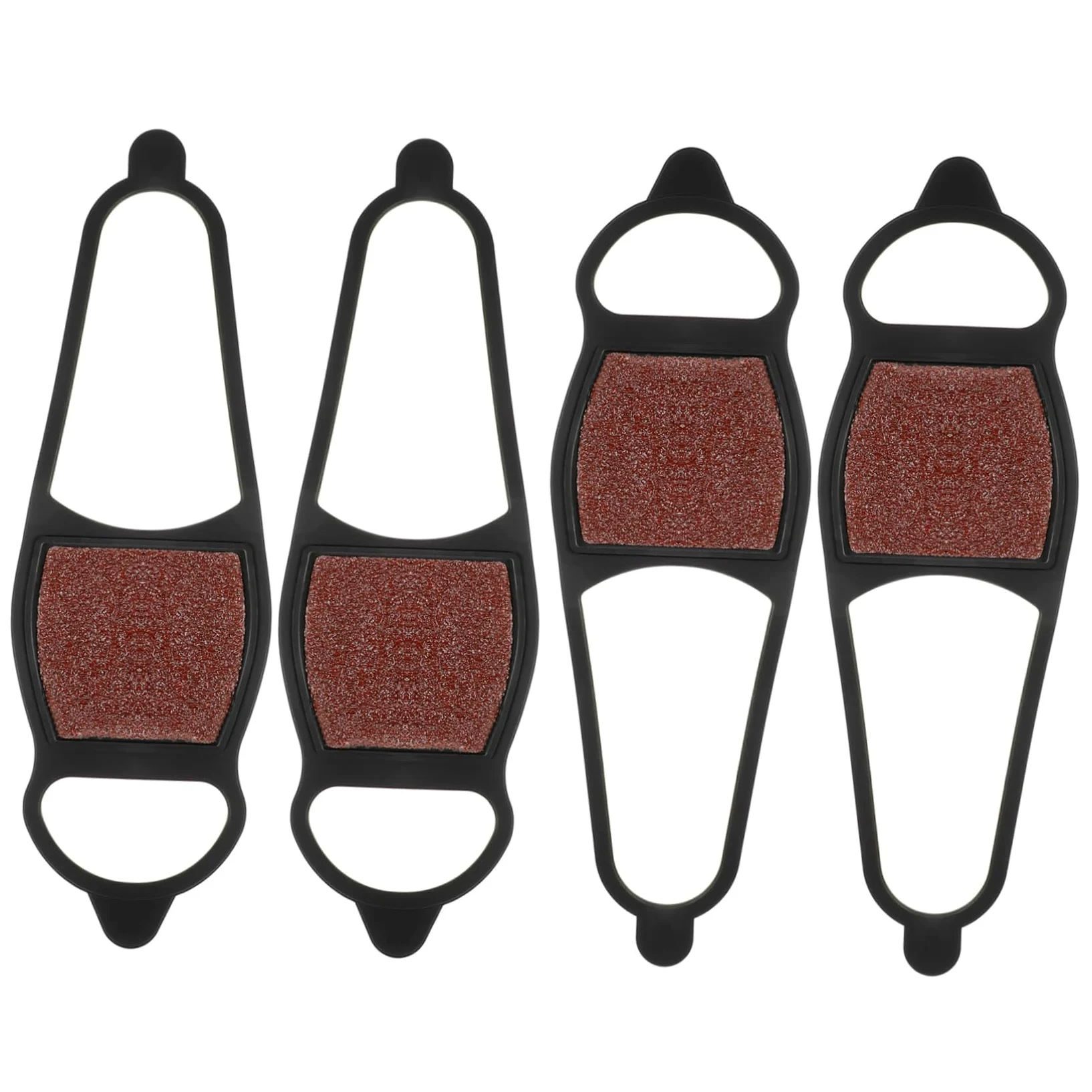 FRCOLOR 2pares Crampones Gruesa Funda Zapatos Doble Cara Exterior Pesca Caza Senderismo Jogging