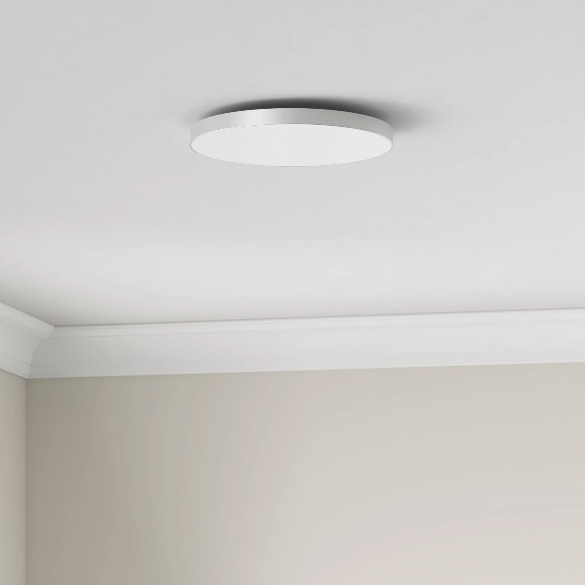 OUILA Plafon LED Regulable 24W 3000K-6500K 2000LM IP44 Lampara con Mando a Distancia Ø28cm