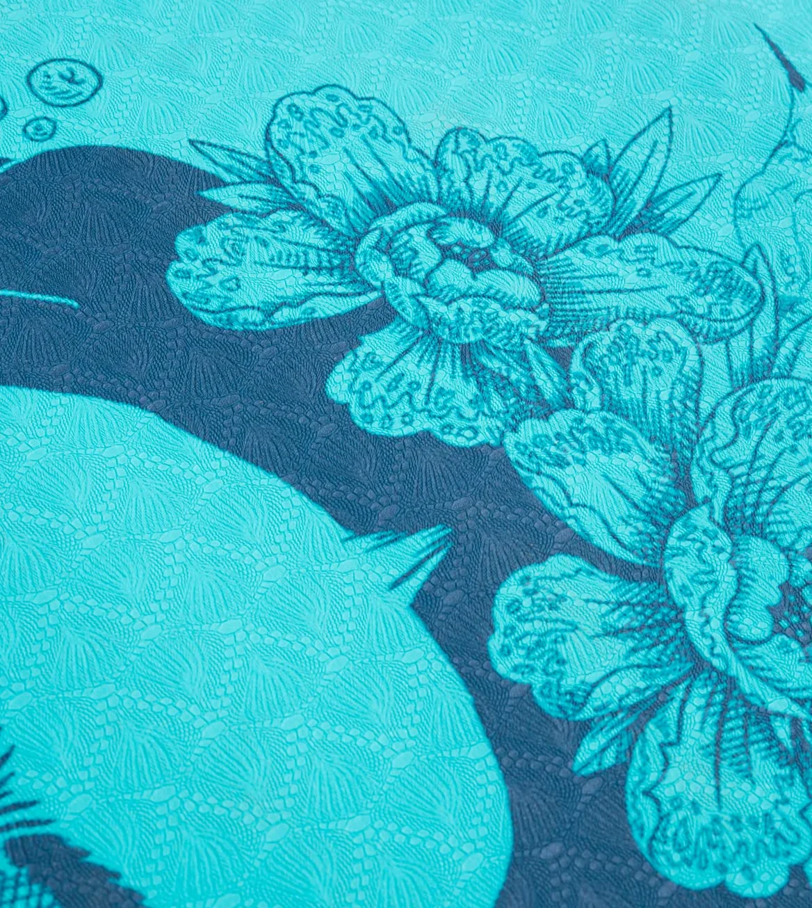 Kokonote Esterilla yoga Frida Kahlo - Esterilla deporte gruesa, fitness - Yoga accesorios, Colchoneta gimnasia, yoga, Colchoneta fitness, gimnasia gruesa - Tapete Yoga, Turquesa (EYGE001)