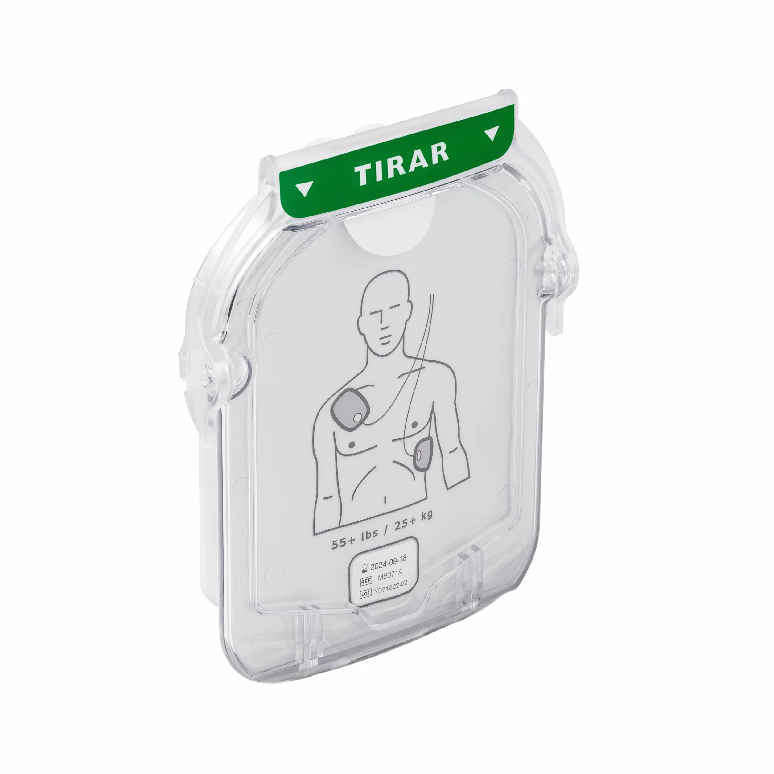 Philips HeartStart HS1 Desfibrilador Cartucho Electrodos SMART Adultos M5071A