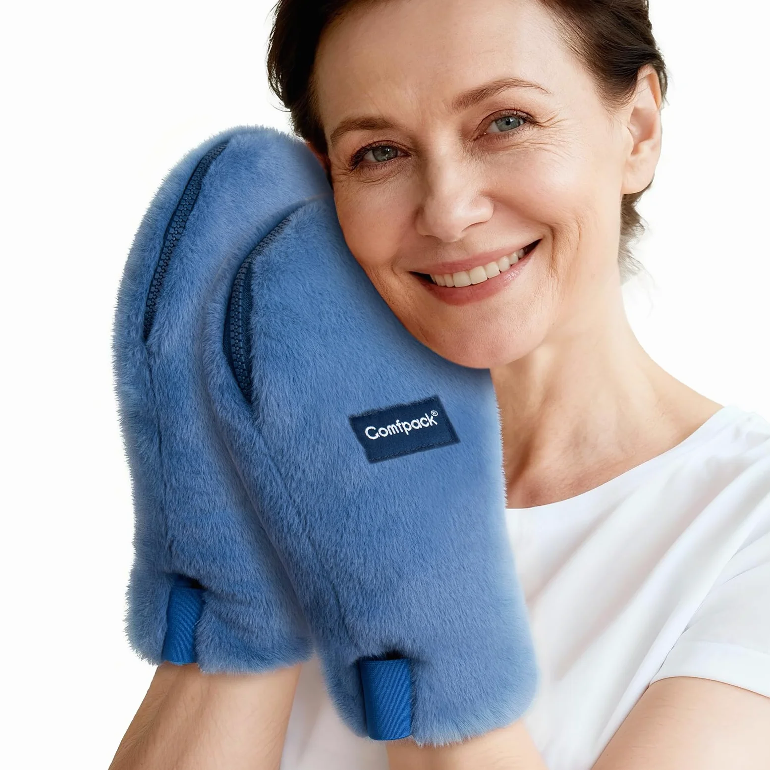 Comfpack Guantes térmicos para microondas para artritis, guantes de calefacción para manos y dedos, calentador de manos para terapia de calor para aliviar la artritis, túnel carpiano, inflamación,