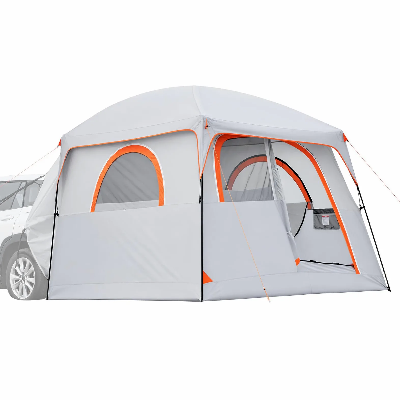 VEVOR Tienda de Campaña para Portón Trasero 304,8 x 274,3 x 220 cm para 6 Personas, Tienda de Campaña para Maletero de Coche con Puertas Ventiladas y Ventanas de Malla para Acampar al Aire Libre