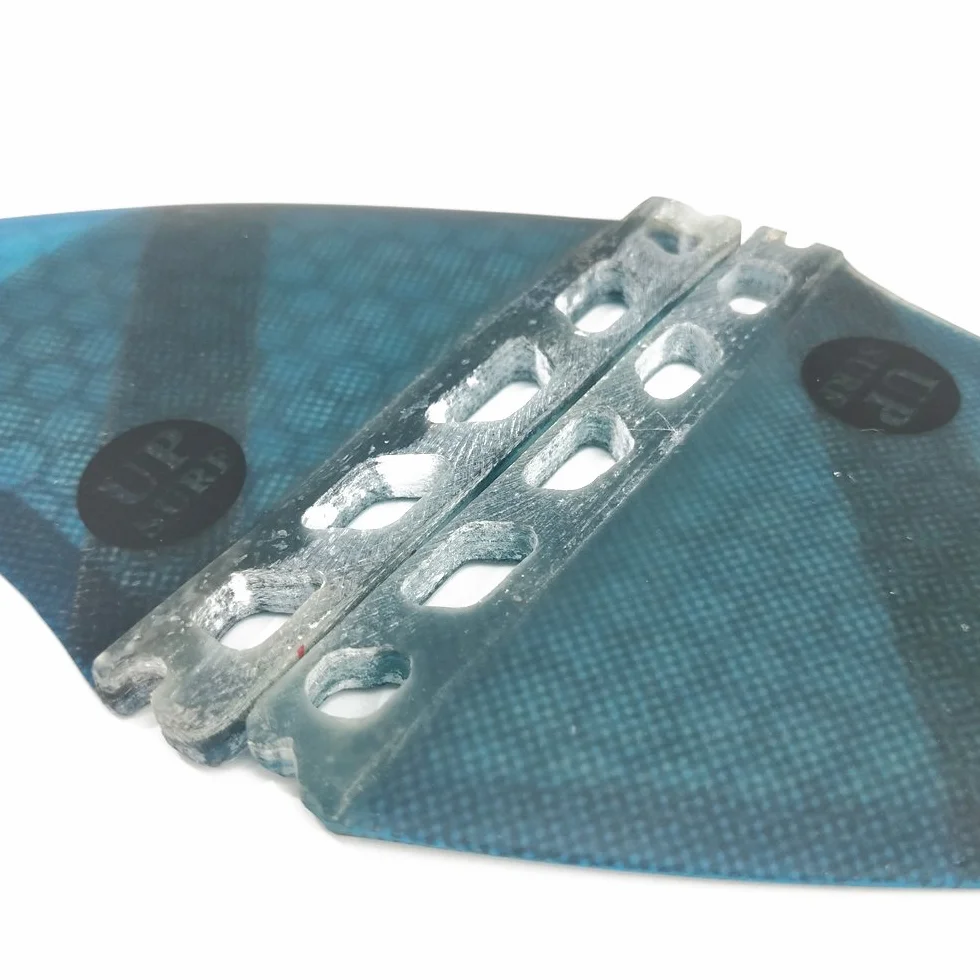 UPSURF Tabla de Surf Quad Future Aletas Fibra de Vidrio Cuatro Aletas Thruster Set Tener Panal