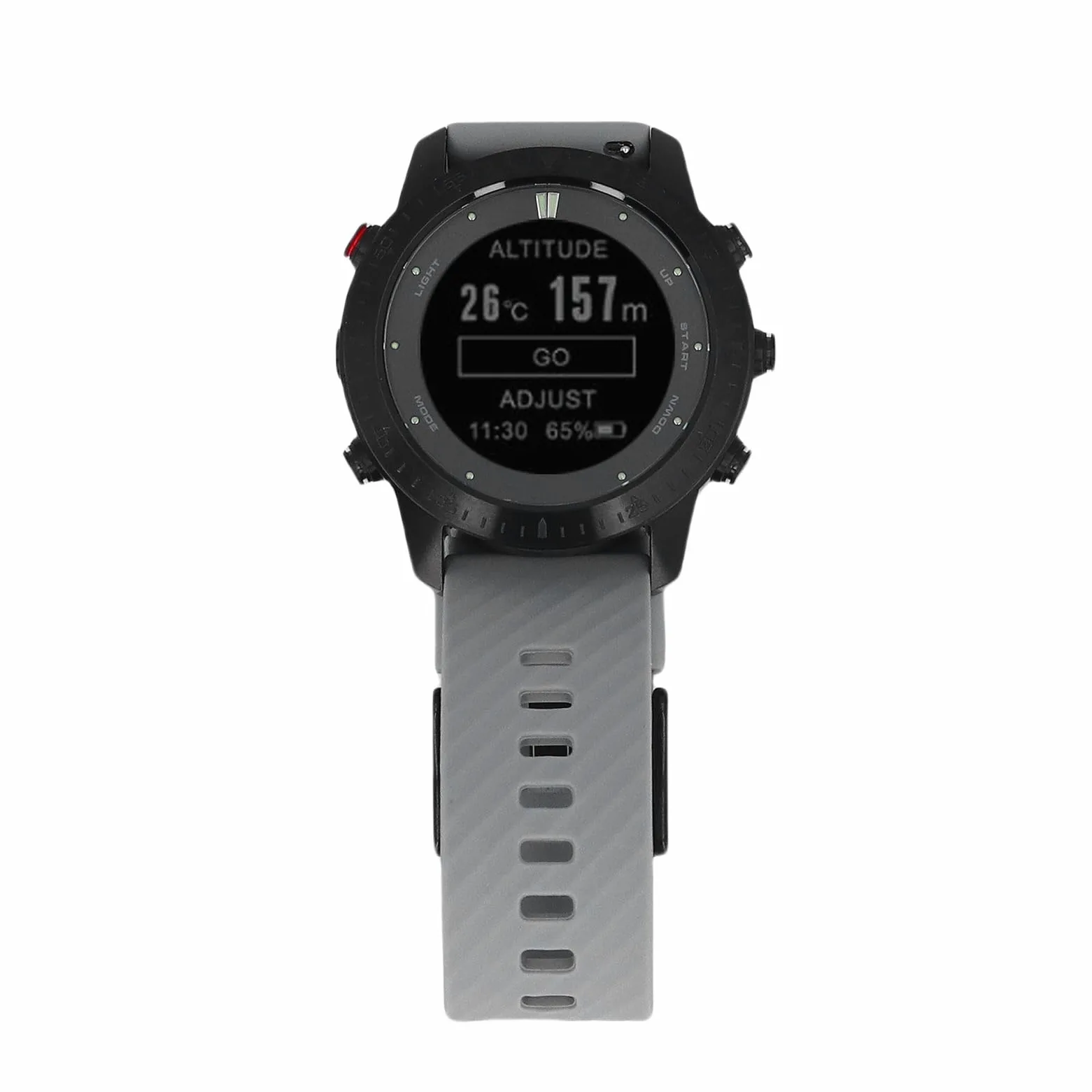 Reloj de Pulsera de Buceo Reloj Deportivo Inteligente con Bluetooth 100 M Computadora de Buceo para Hombres Aleación Ligera de Ti con Correa Gris Claro