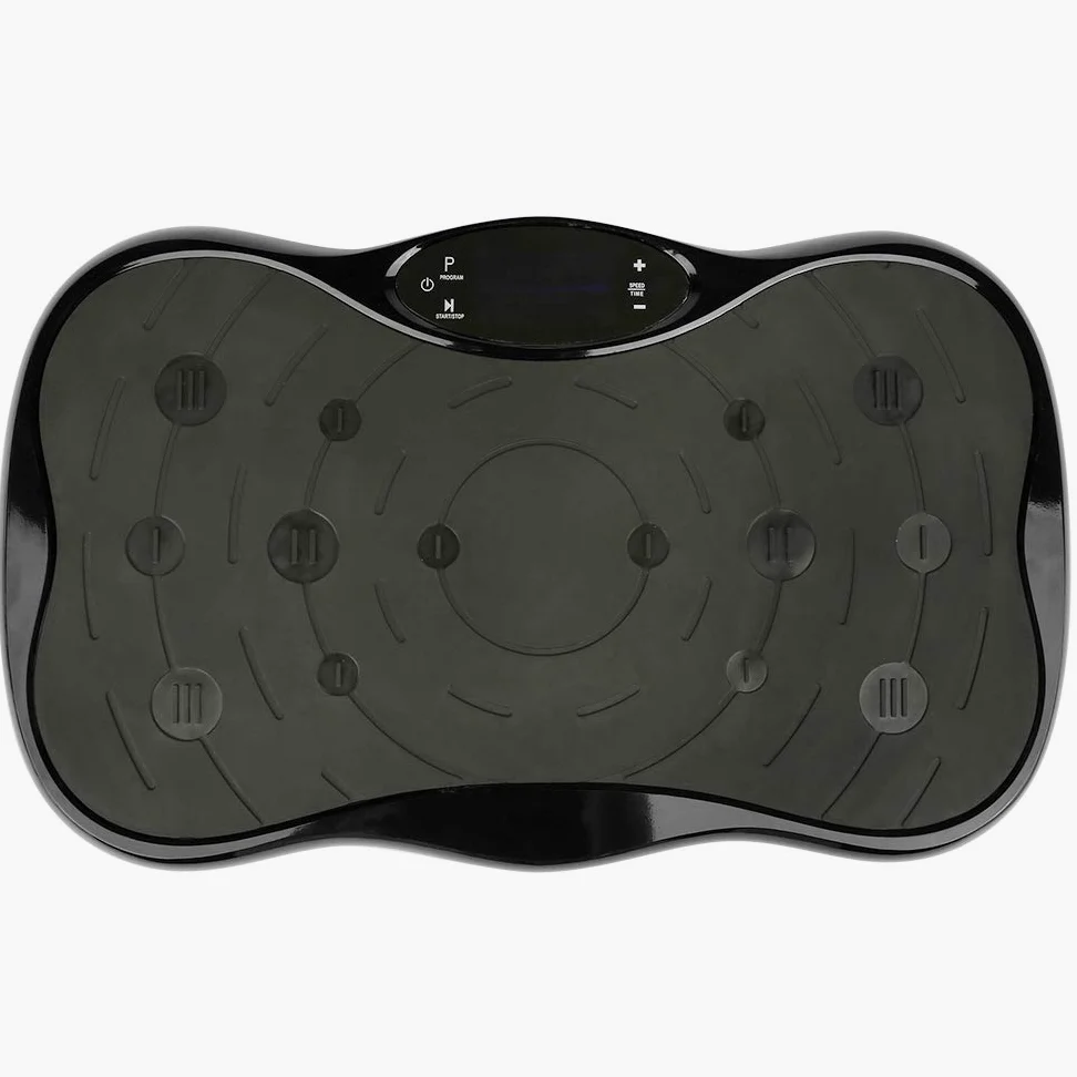 Plataforma giratoria oscilante para fitness, placa vibratoria 3D con 2 bandas de resistencia, plataforma oscilante, 5 modos de programación, 95 niveles, pantalla LCD, carga máxima 120 kg