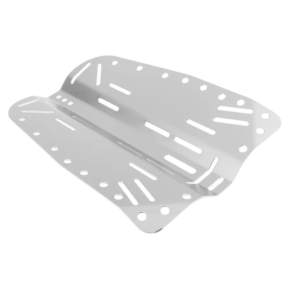 BEALIFE Placa Trasera de aleación de Aluminio para Buceo. Resistencia y versatilidad. Ranuras para Aceptar Correas de Leva roscadas Directamente para Buceo