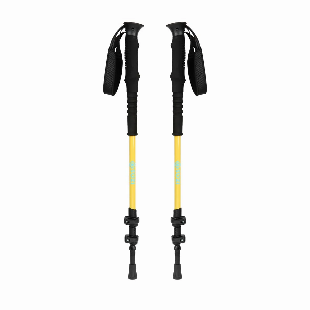 Izas Piura Bastón para Trekking con Agarre Antideslizante y Ajuste Regulable. Doble Flicklock para Excursiones y Senderismo. Modelo Unisex