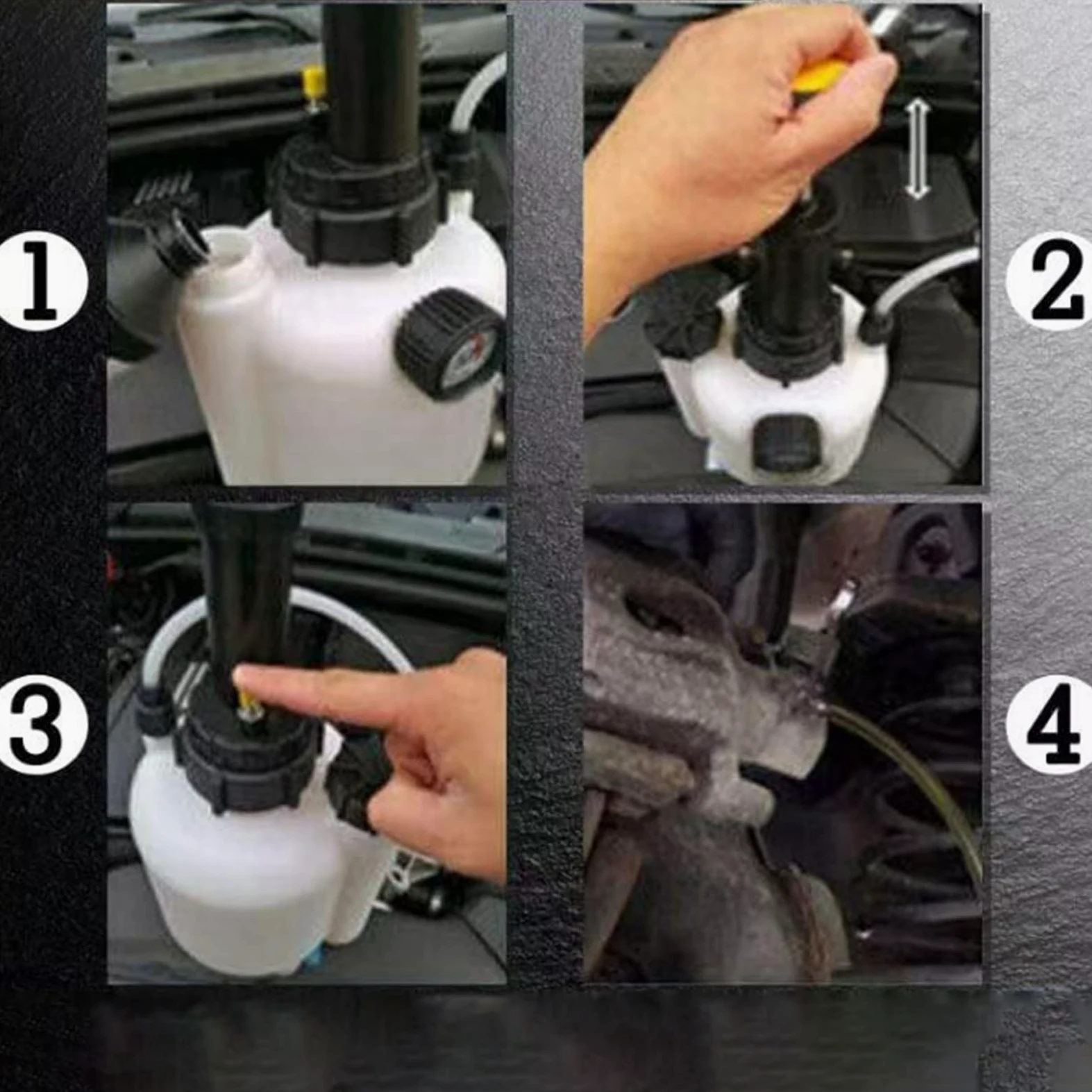 Sangrador De Frenos A Presión Botella De 3 Litros Para Sangrado Y Cambio De | Herramienta De Motor Para Una De Sustitución Para Mecánicos Aficionados Y Principiantes