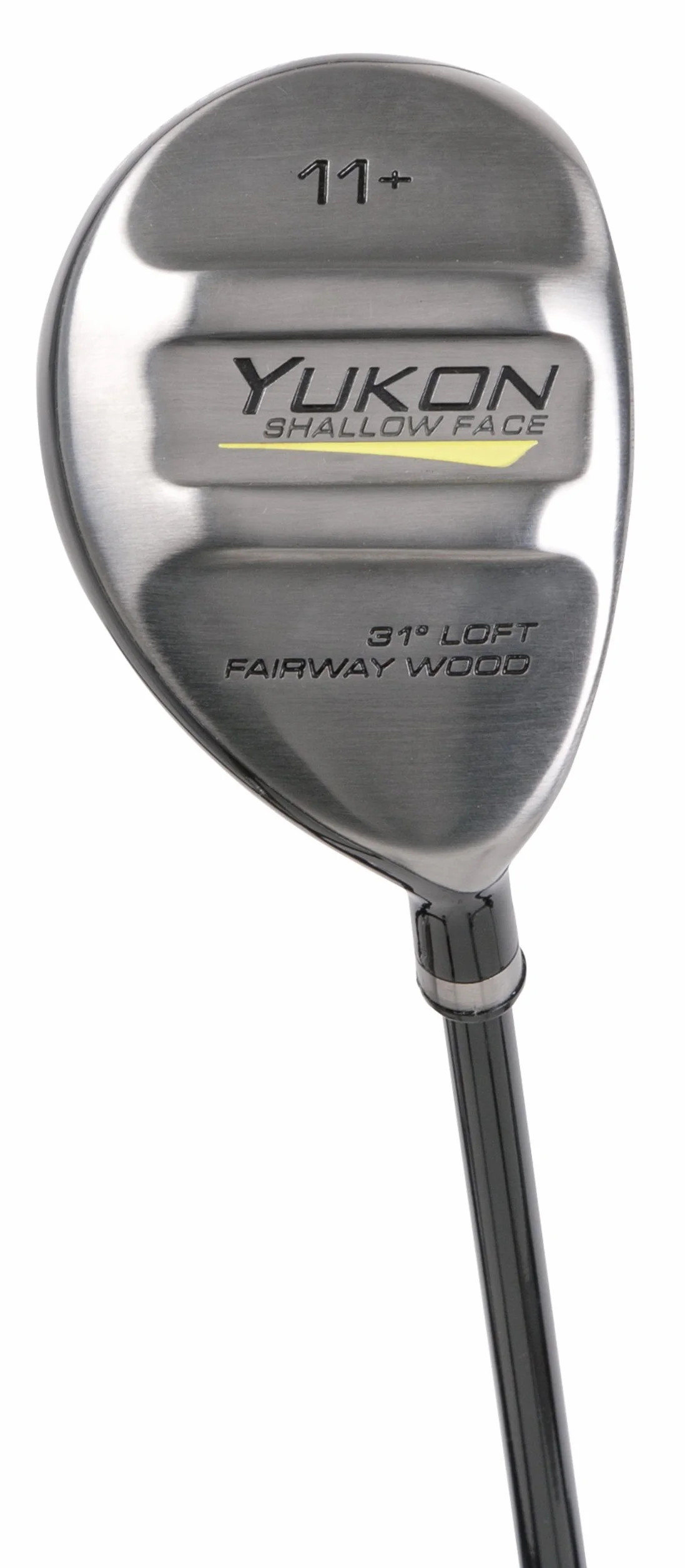 Pinemeadow Men's Yukon 11+ Fairway Woods Golf Bat, Right Hand Wood, Hombres, Negro Metalizado