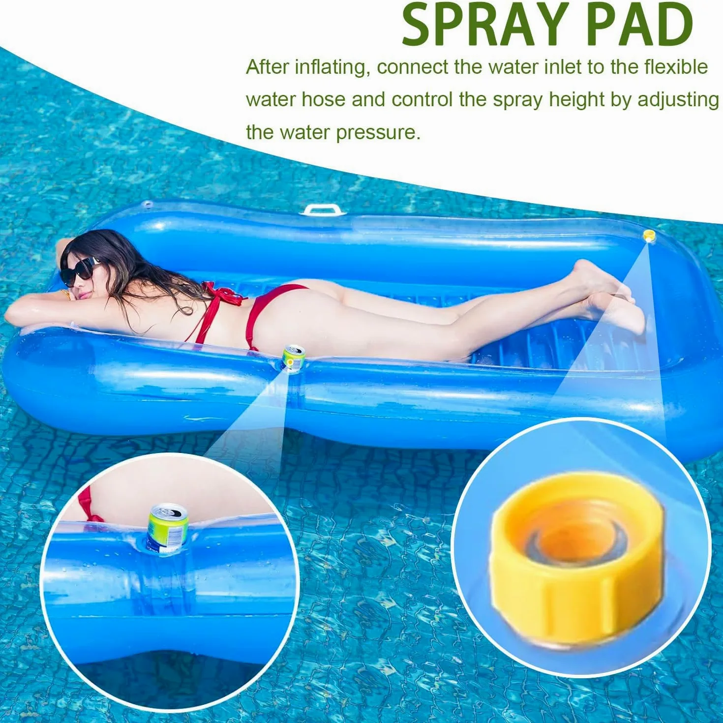 Sunshine smile Dispensador de Cloro para Piscina,Dispensador Cloro Flotante,Kits de Mantenimiento para Piscinas,Dispensador Químico,Dispensador Cloro Flotante,Dispositivo de Dosificación Cloro