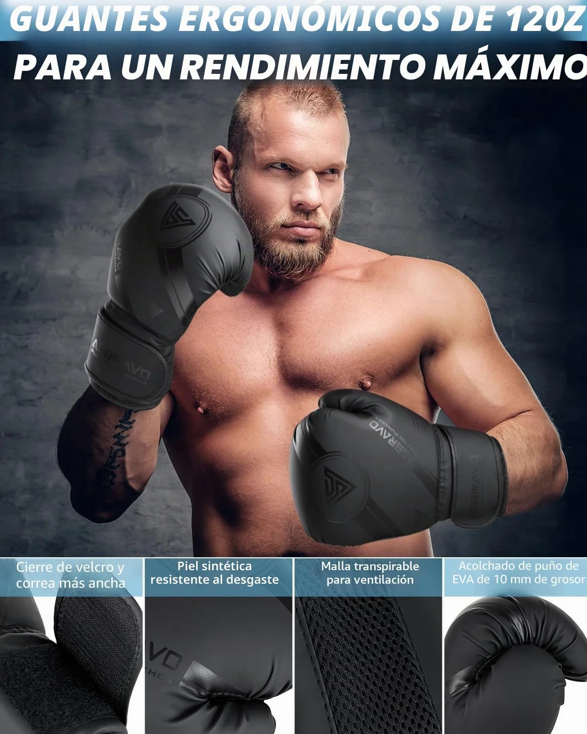 Saco de boxeo para adultos, juego de saco de boxeo pesado de poliuretano de 12 onzas, guantes para artes marciales mixtas, Muay Thai, kickboxing, gimnasio en casa, artes marciales (sin