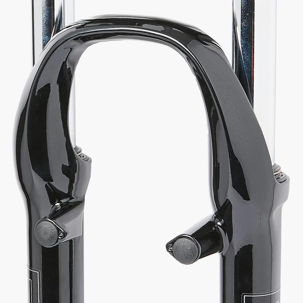 Horquilla de suspensión MTB RST Capa T Horquilla de 26 pulgadas para bicicleta con suspensión de acero, recorrido de 80 mm, compatibilidad con frenos V-Brake y de disco longitud de la espiga de 170 mm