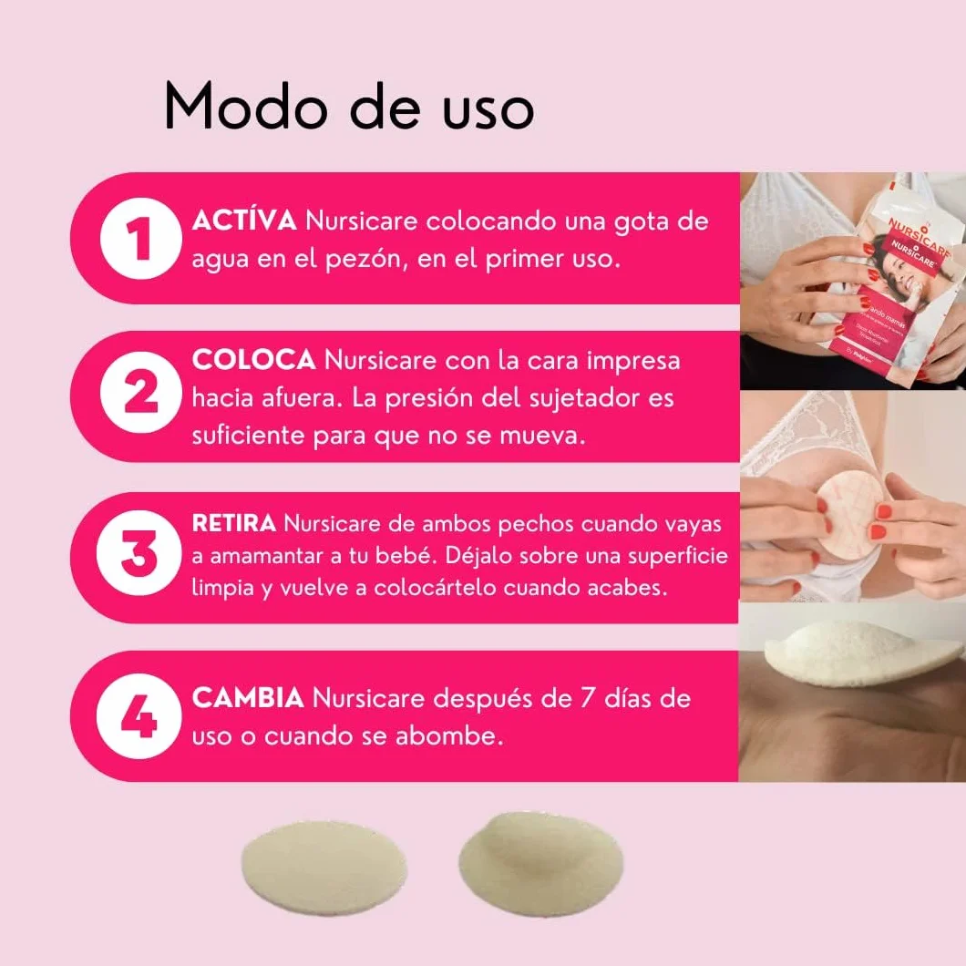 Nursicare Parches para Reducir Dolor en los Pezones Durante la Lactancia 6 Unid.