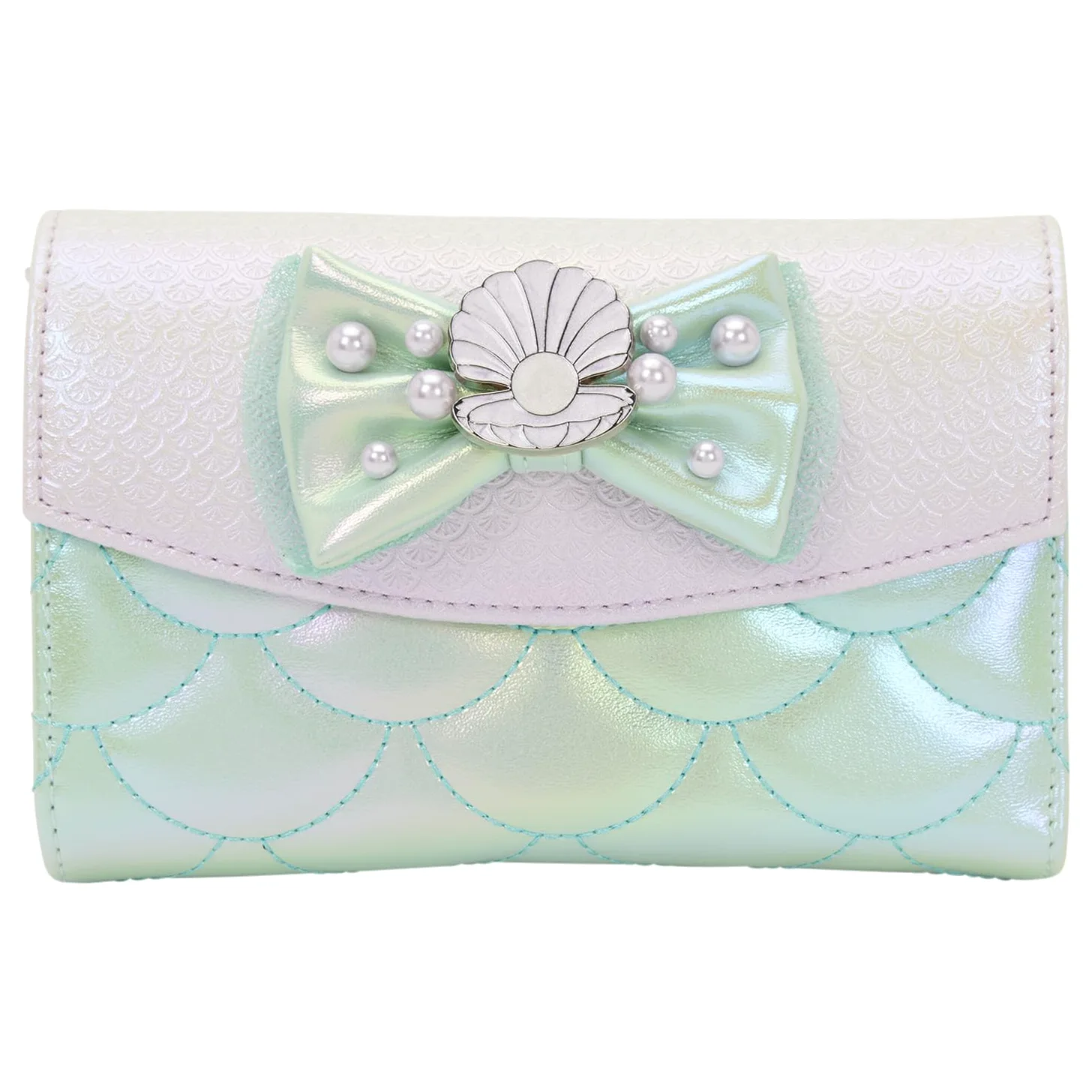 Loungefly Disney The Little Mermaid Cartera Iridiscente con Solapa - Abril 2026