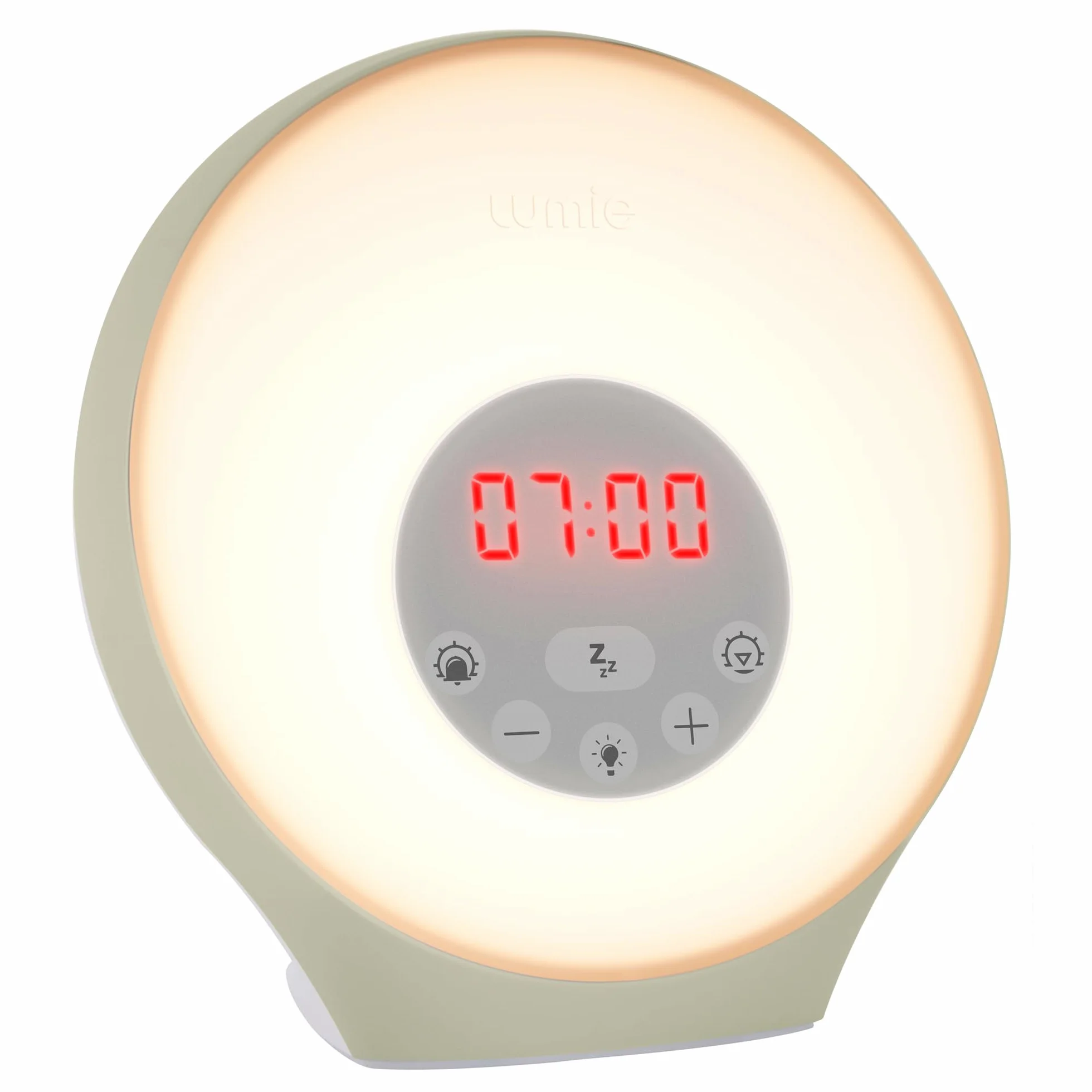 Lumie Sunrise Alarm, Despertador con Luz Amanecer y Anochecer Graduales, 5 Sonidos, 6 Colores