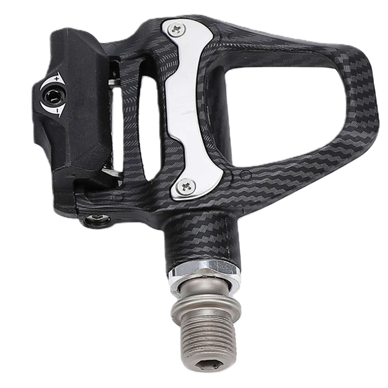 Naroote Pedales para Bicicleta de Carretera, Pedales Automáticos de Aleación de Aluminio para Bicicleta de Montaña con Calas, Rosca de 9/16 Pulgadas, Plataforma Ancha para Ciclismo