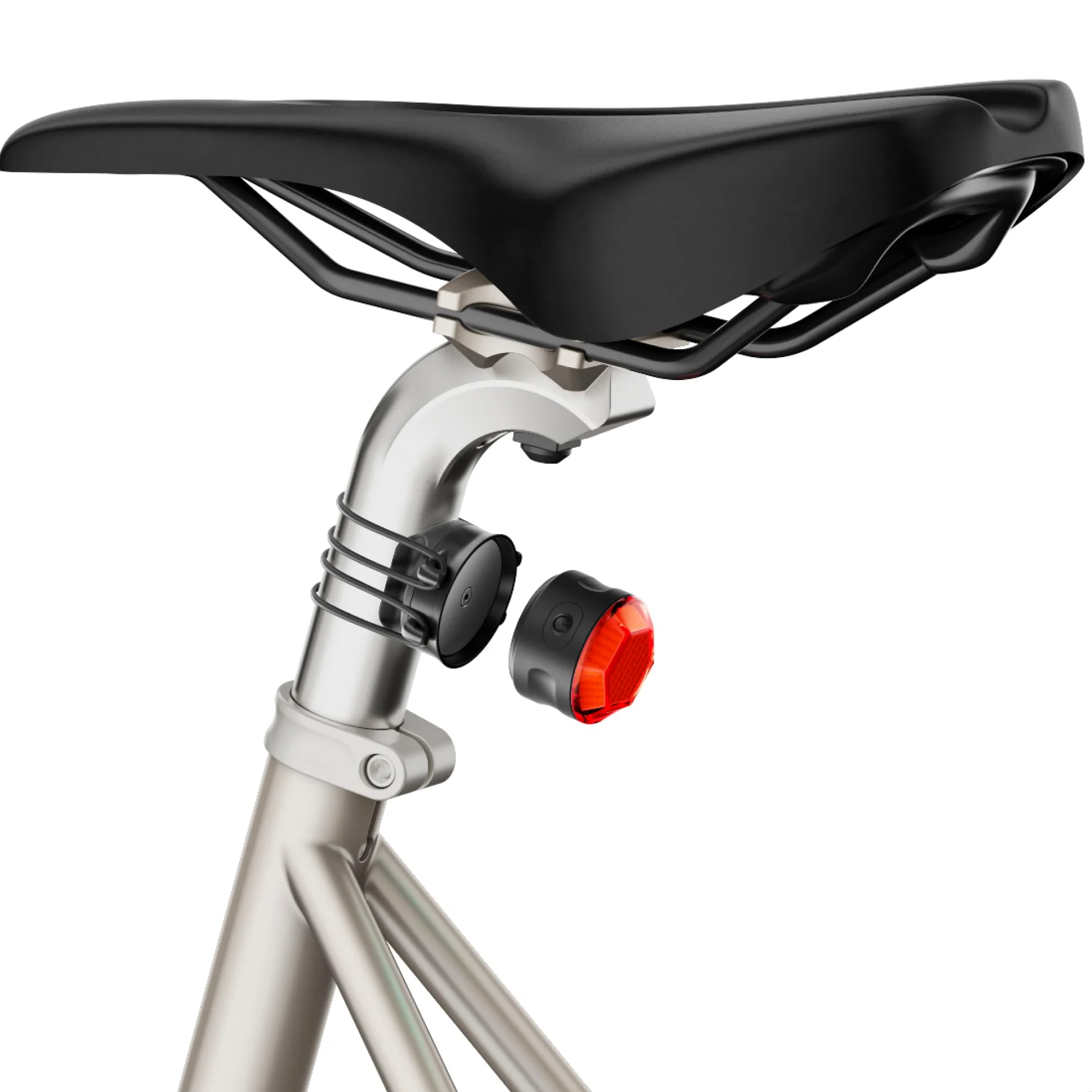 SHAPEHEART Light_Mini_Red Luz de Bicicleta Adulto Unisex, Negro, Sencillo