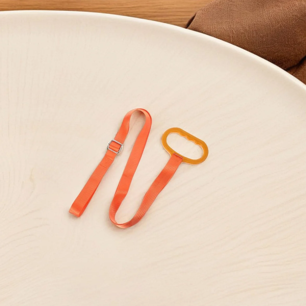 VANZACK Arnés de Arrastre para Ciervos Ajustable Naranja 2 Unidades con Cuerda Autoblocante Resistente y Asa Portátil Sistema de Transporte para Caza y Actividades al Aire Libre