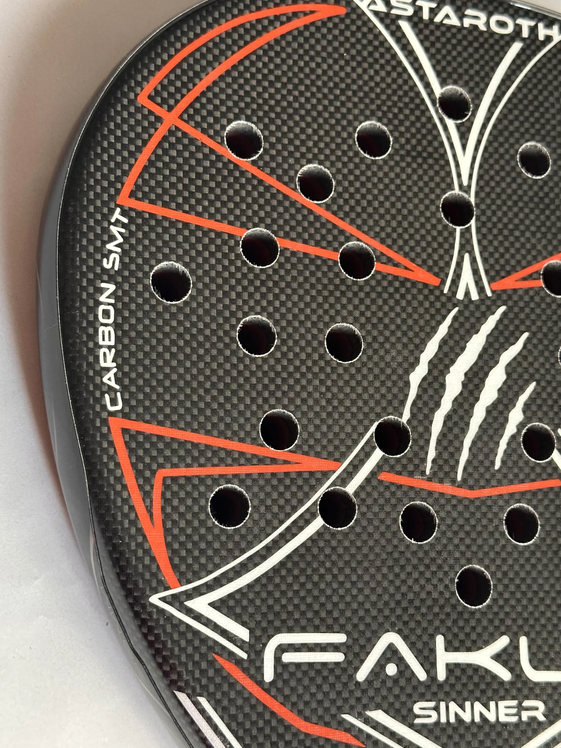 FAKUN Pala de Padel ASTAROTH ROJA-Blanca