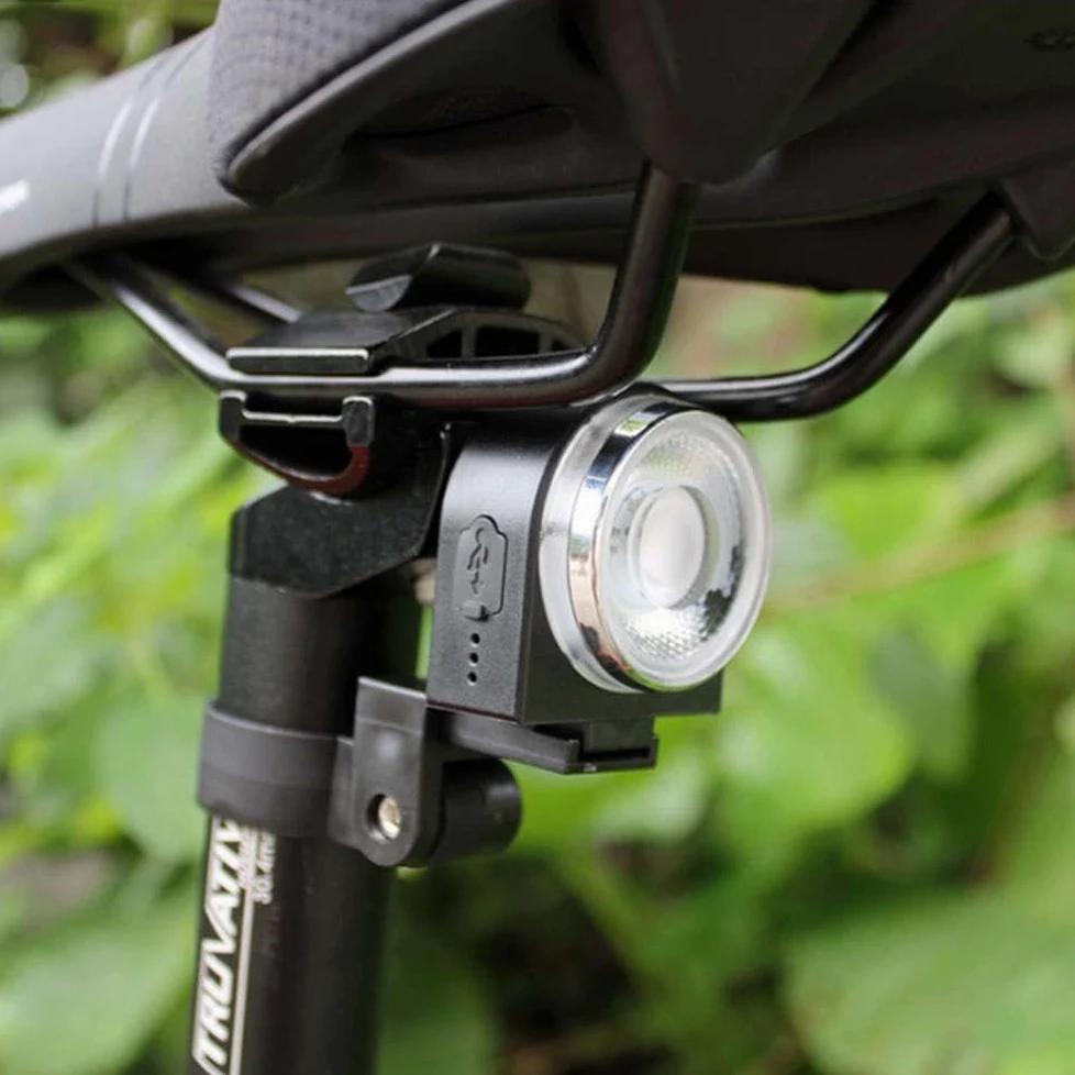 Luces De Bicicleta De Montaña Luces Traseras Impermeable LED De 7 Colores Luces Traseras Luces De Advertencia De Seguridad Carga USB