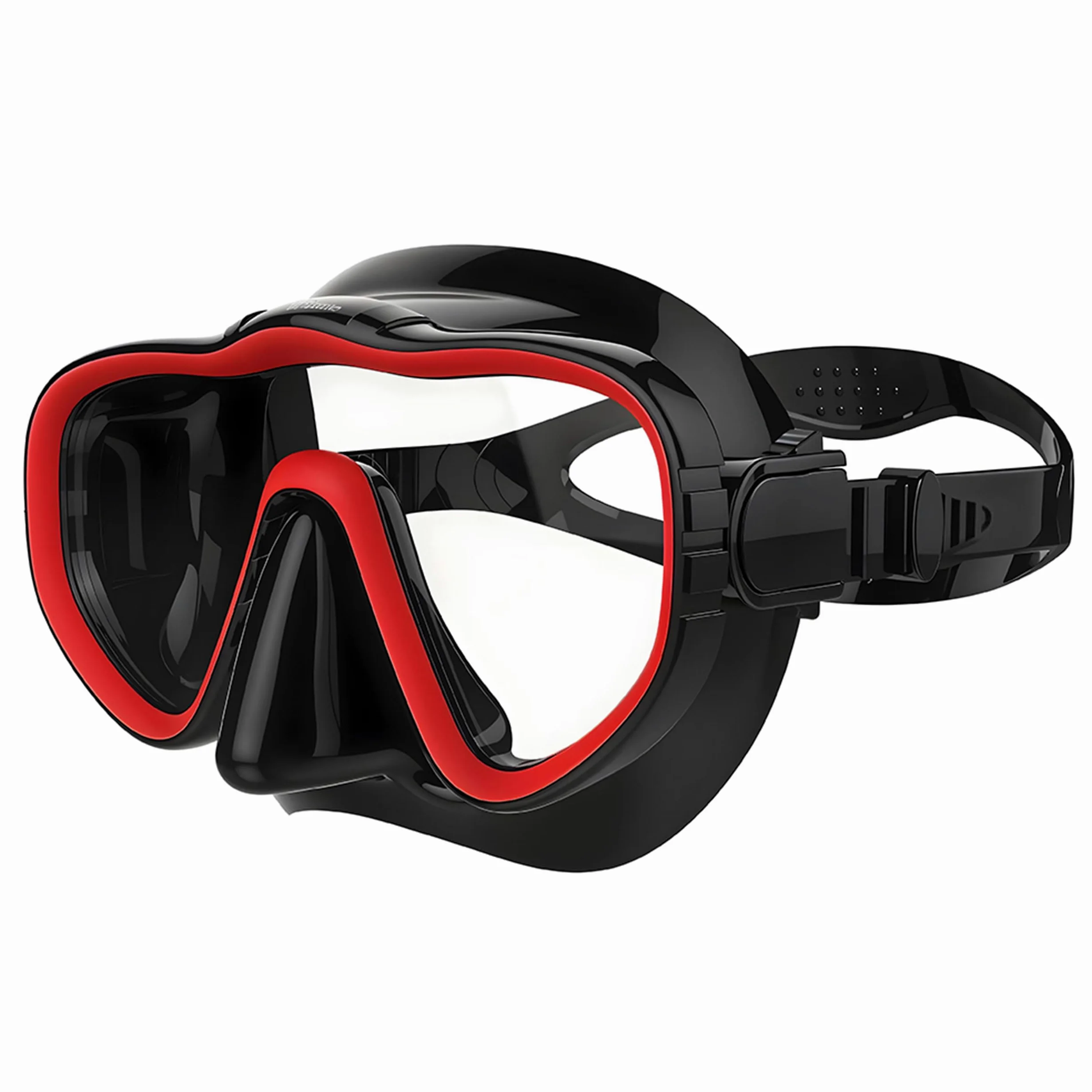 Kraken Aquatics Snorkel máscara de buceo con silicona falda y correa para el buceo, snorkel y apnea