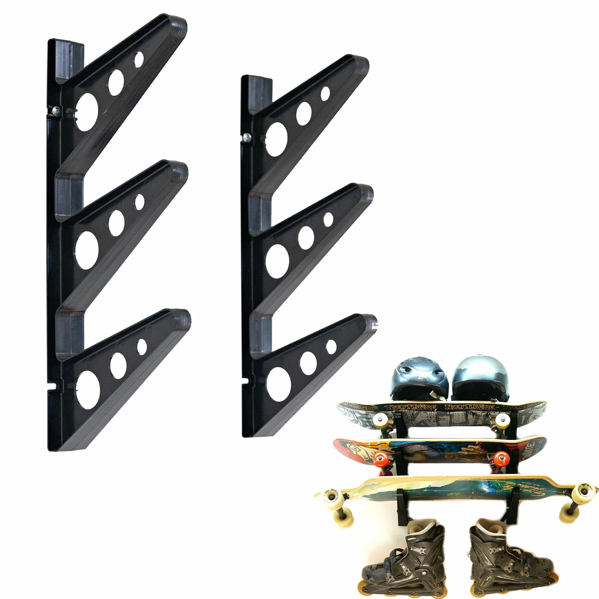 StoreYourBoard Rack de almacenamiento de esquí y snowboard
