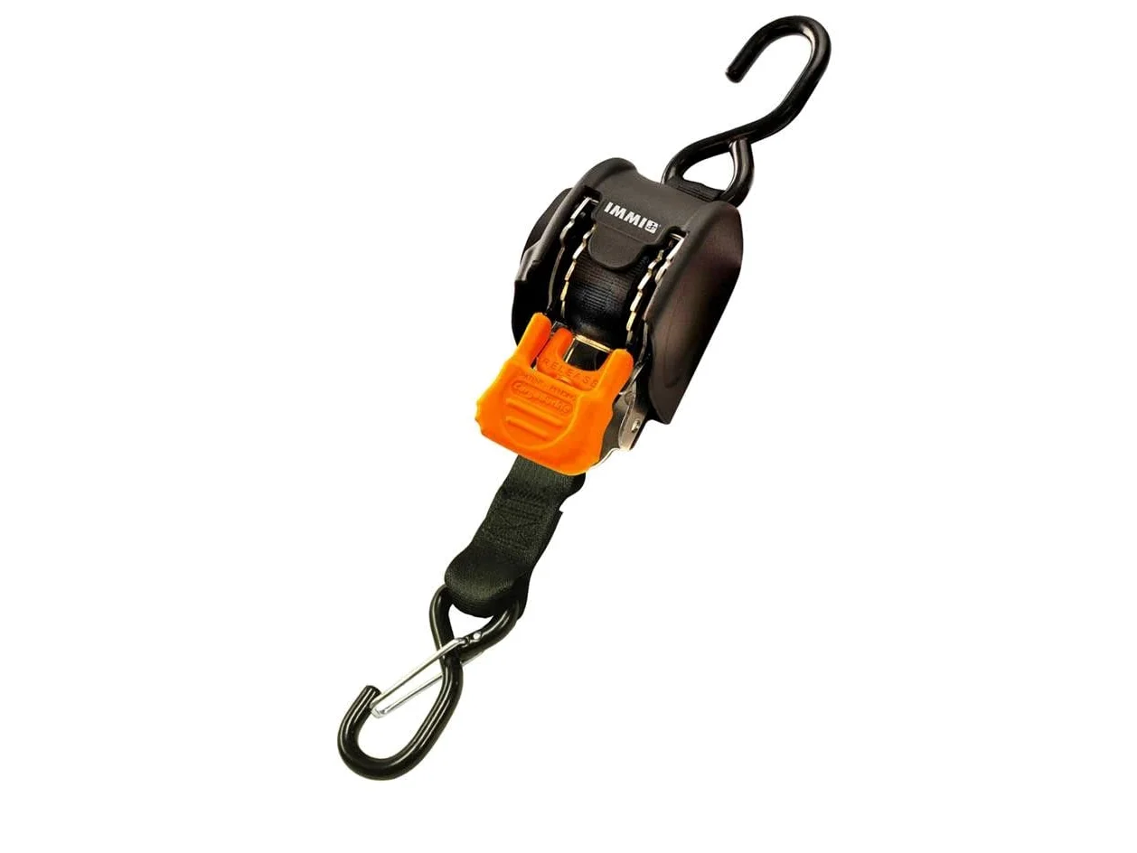 Cargo Buckle Cinchas Retráctil Mini 3G Doble Ganchos