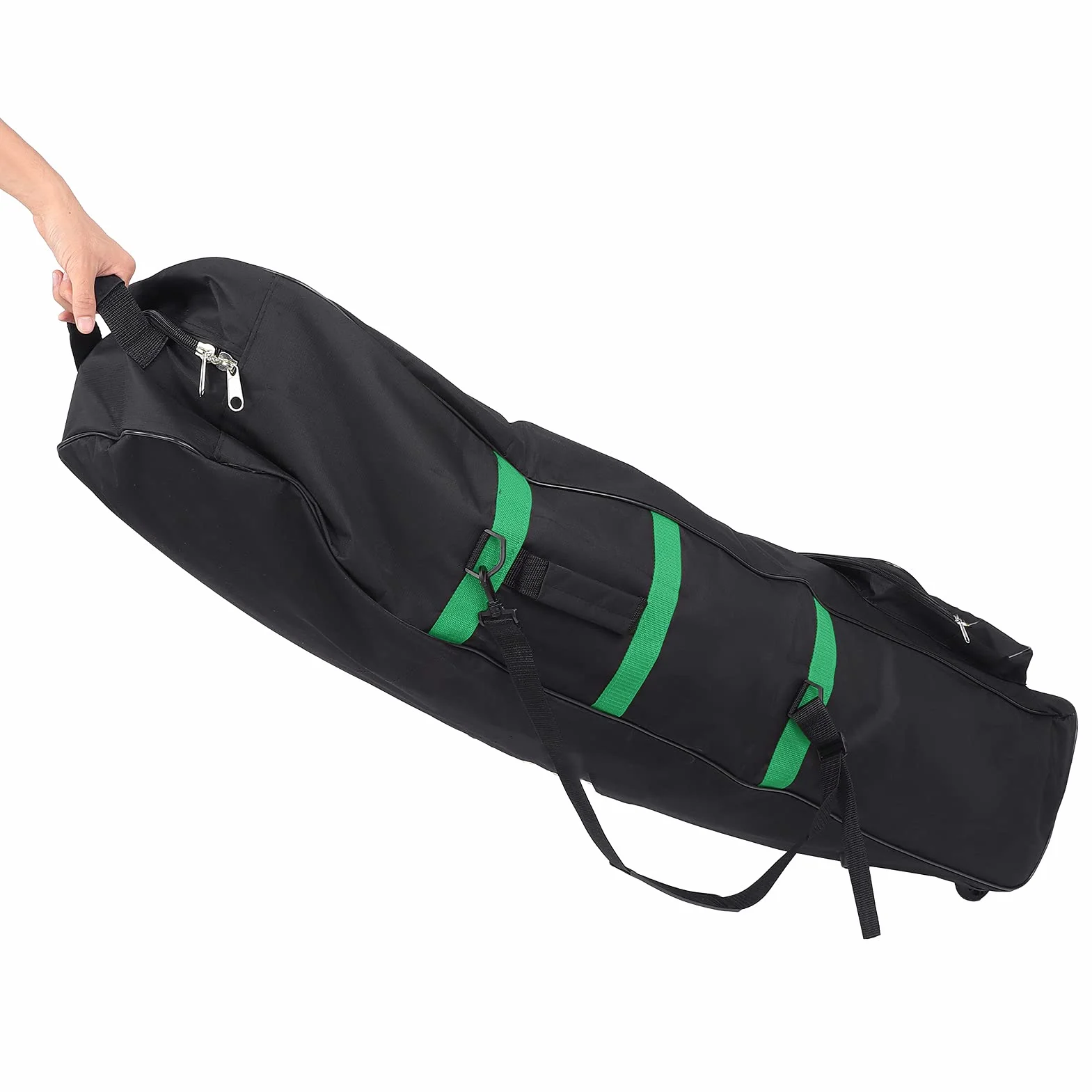 Bolsa de Viaje para Golf, Bolsa de Aviación con Ruedas, Plegable 600D Oxford, Funda para Palos de Golf, Bolsa de Almacenamiento, Bolsa de Transporte