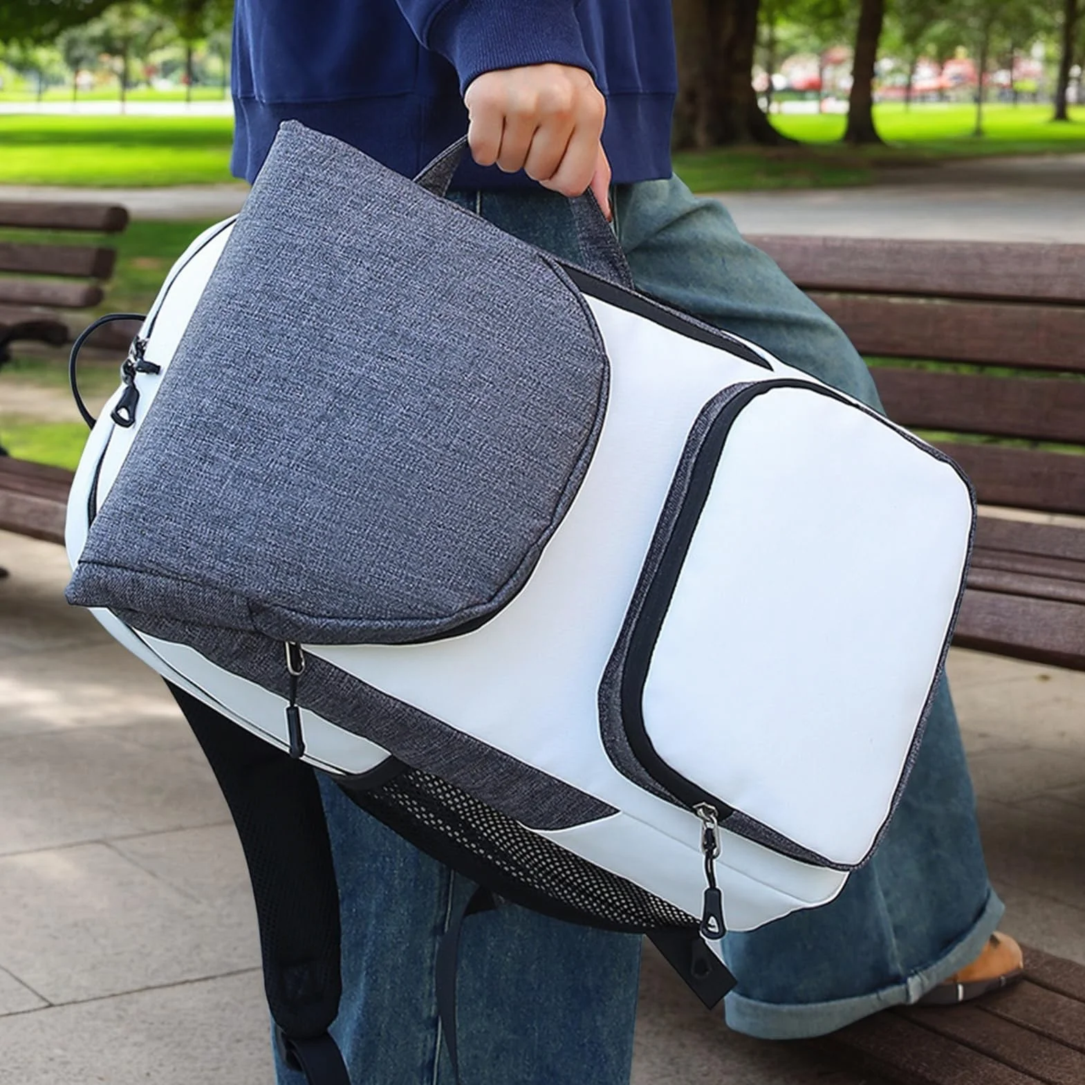 Mochila de Tenis Organizadora con Almacenamiento para Equipo de Bádminton