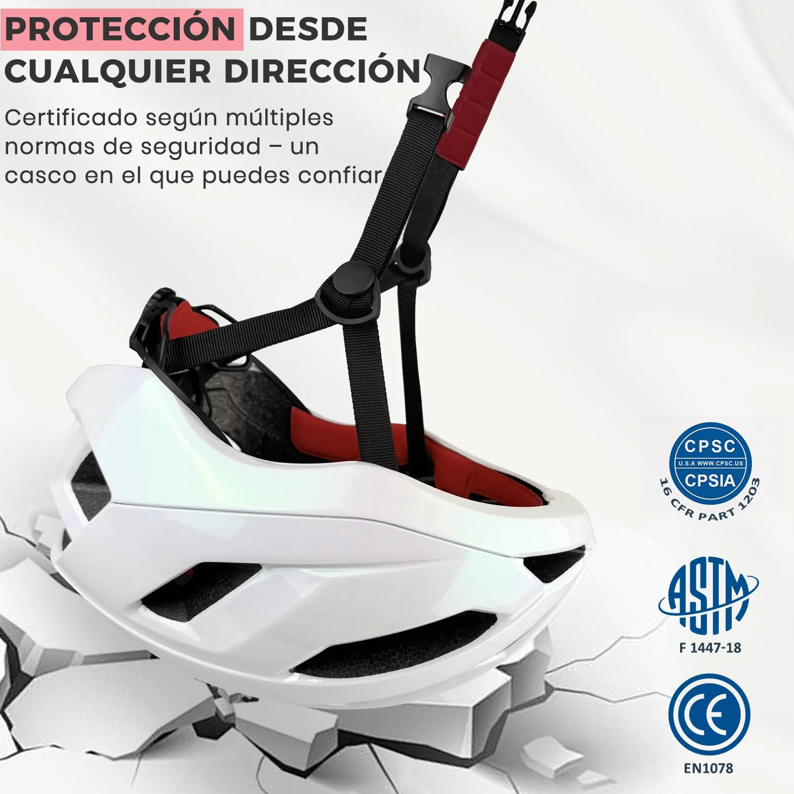 LeapBeast Casco de Bicicleta Adulto, Cascos de Bicicleta de Carretera, Casco MTB Hombre Mujer, Casco de Bicicleta Ultraligero, Transpirable y Perlado para Adultos Ajustable