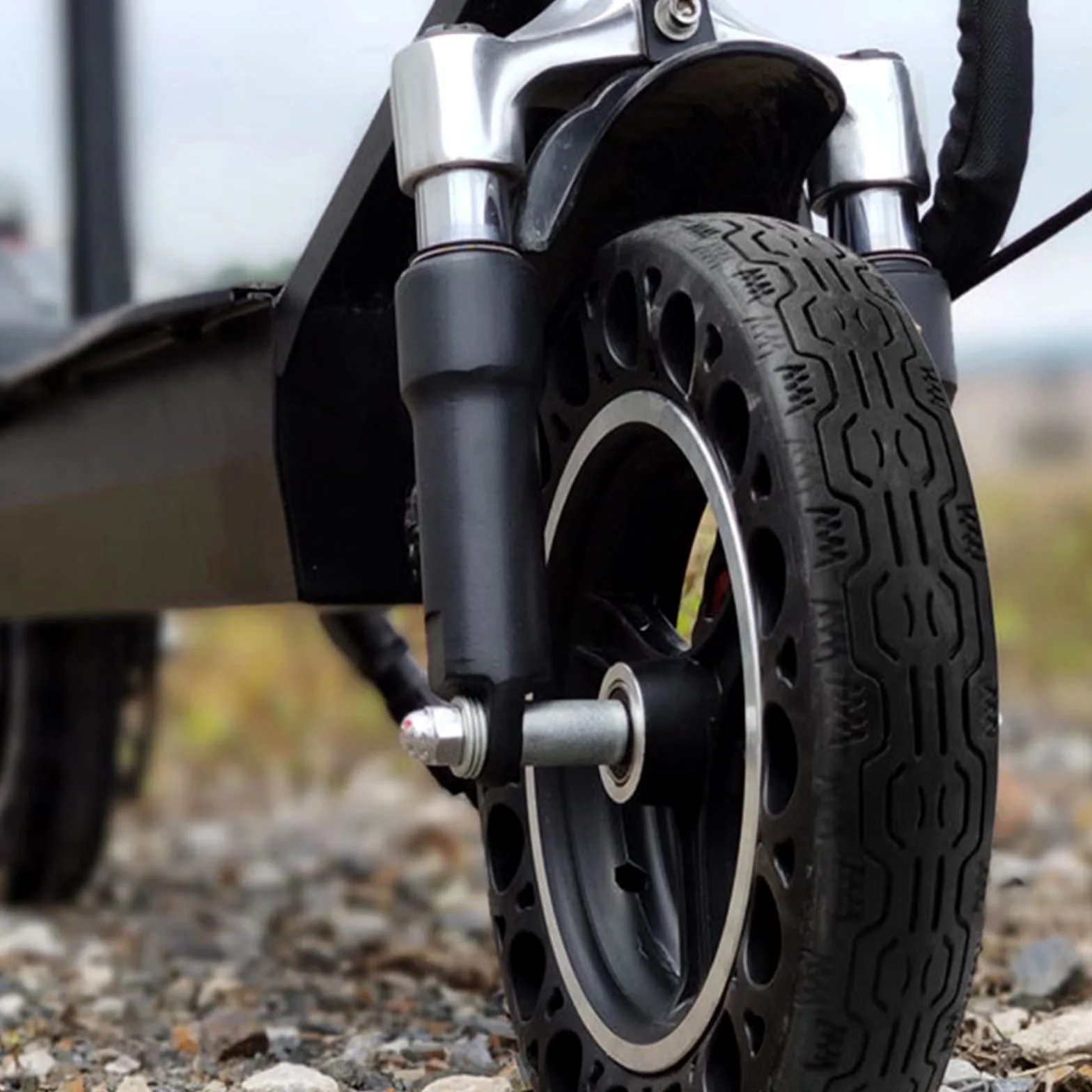 Neumáticos de goma maciza de 10 pulgadas para scooter, neumáticos de scooter a prueba de pinchazos compatibles con scooter eléctrico Segway Ninebot Kickscooter Max G30, 60/70-6,5 Reemplazo de neumátic