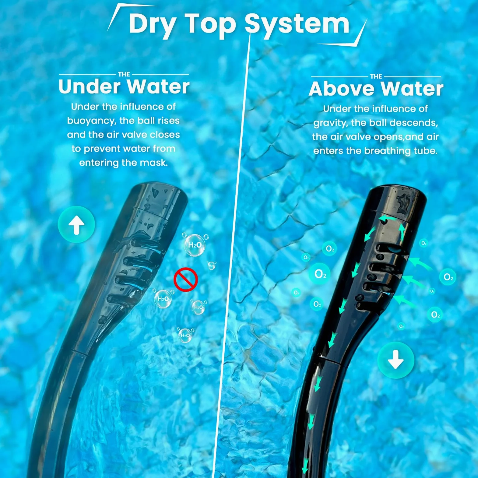 TUDIVING-Máscara de Snorkel Profesional de Cara Completa para Adultos, Equipo de natación, máscara de Buceo, máscara de Snorkel con Soporte de cámara Desmontable