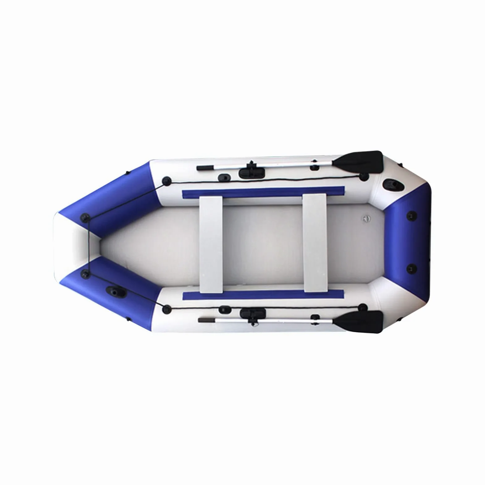 Barco inflable grande, kayak inflable 2-3-4-5-6-7 personas kayak de pesca inflable en tándem, barco inflable portátil de PVC grueso con paleta de bomba de aire, 335 cm x 136 cm