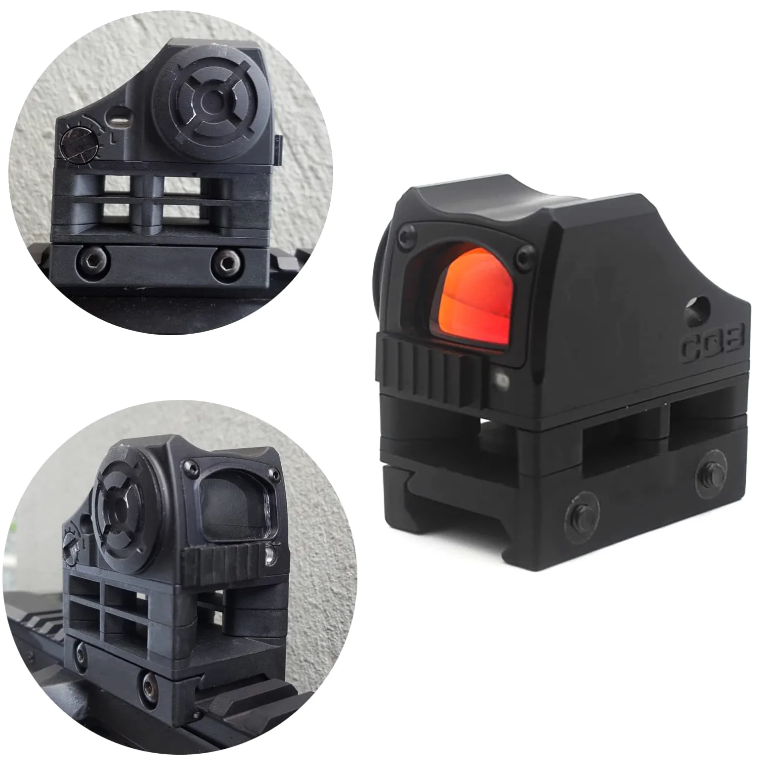 CQB Mirador de Movimiento cercano, Mini Mirador de Punto Rojo 3MOA, Espejo óptico holográfico
