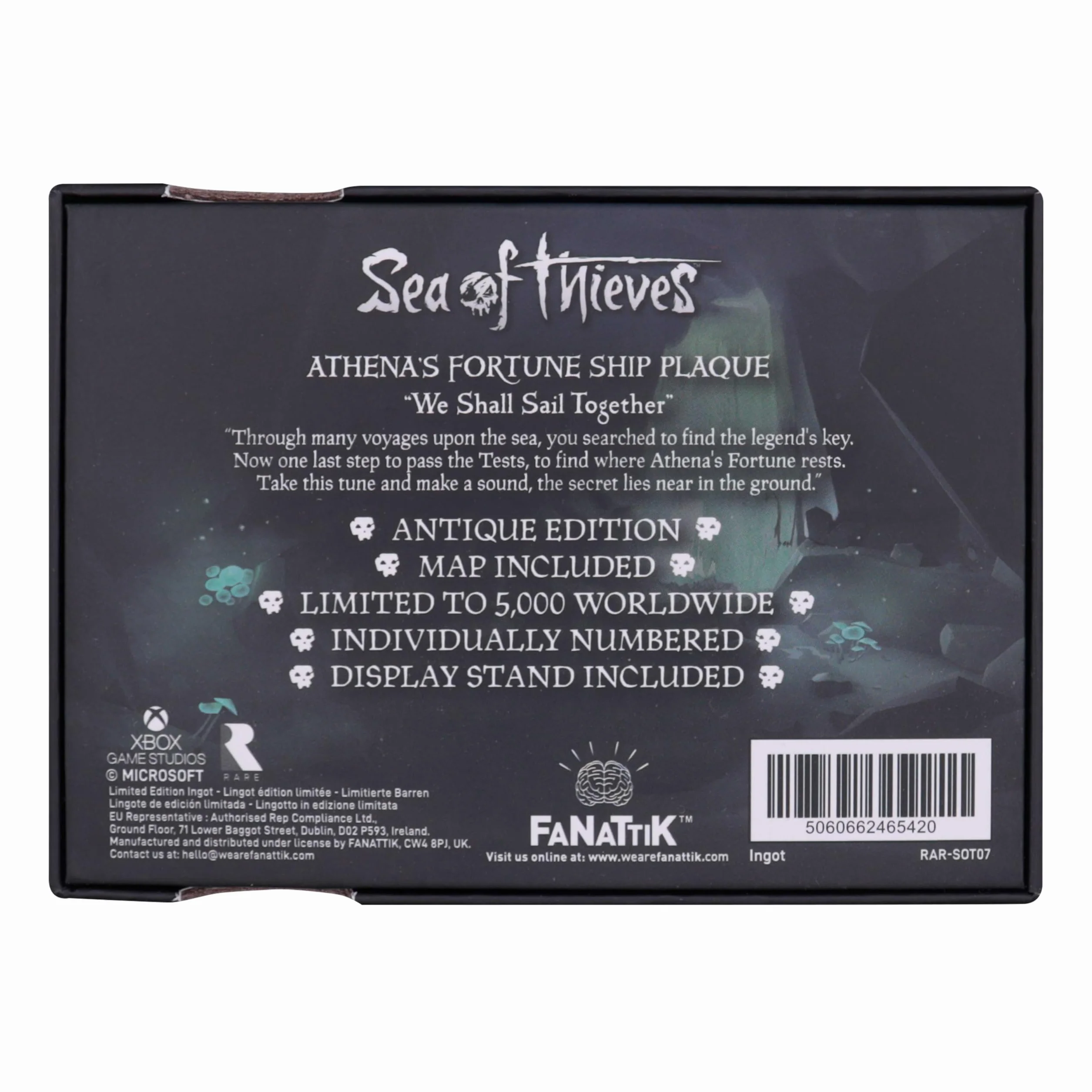FaNaTtik Sea of Thieves - Placa Antigua de Barco de la Fortuna de Atenas