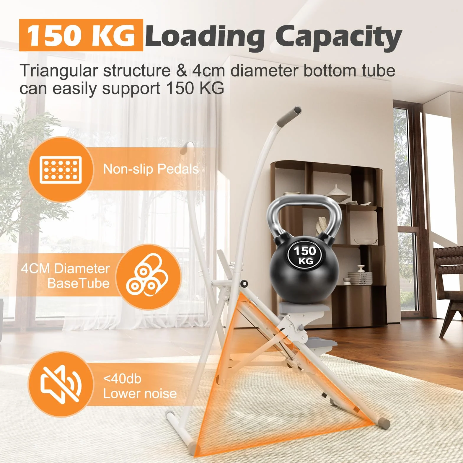Stepper Vertical Plegable,CEIEVER Máquina de Escalada para Gimnasio en Casa Máquina de Cardio Stepper para el Hogar con Monitor LCD,para Hombres y Mujeres