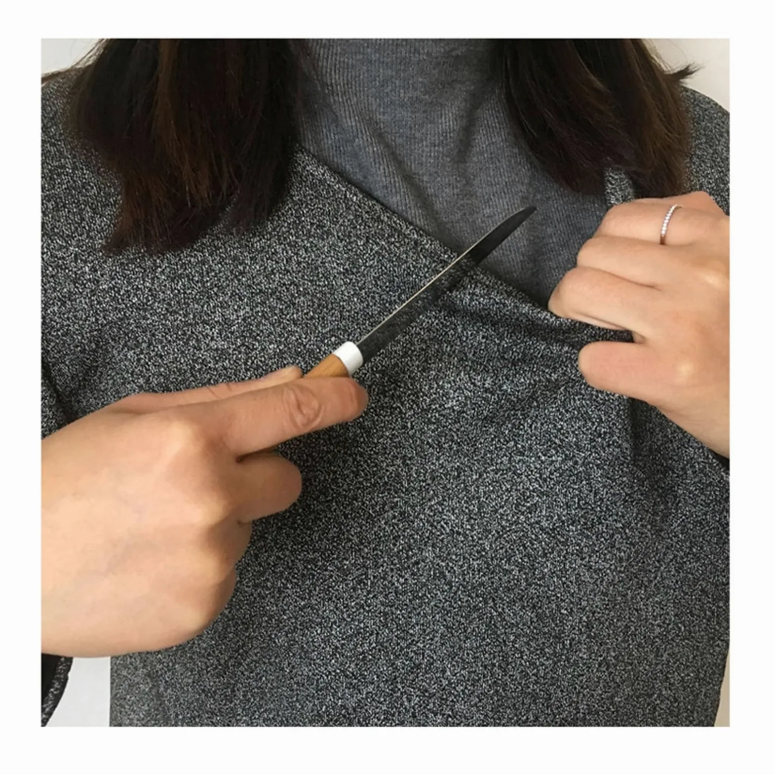 Ropa resistente a cortes y perforaciones, ligera, suave oculta for defensa personal al aire libre Mantener la Flexibilidad