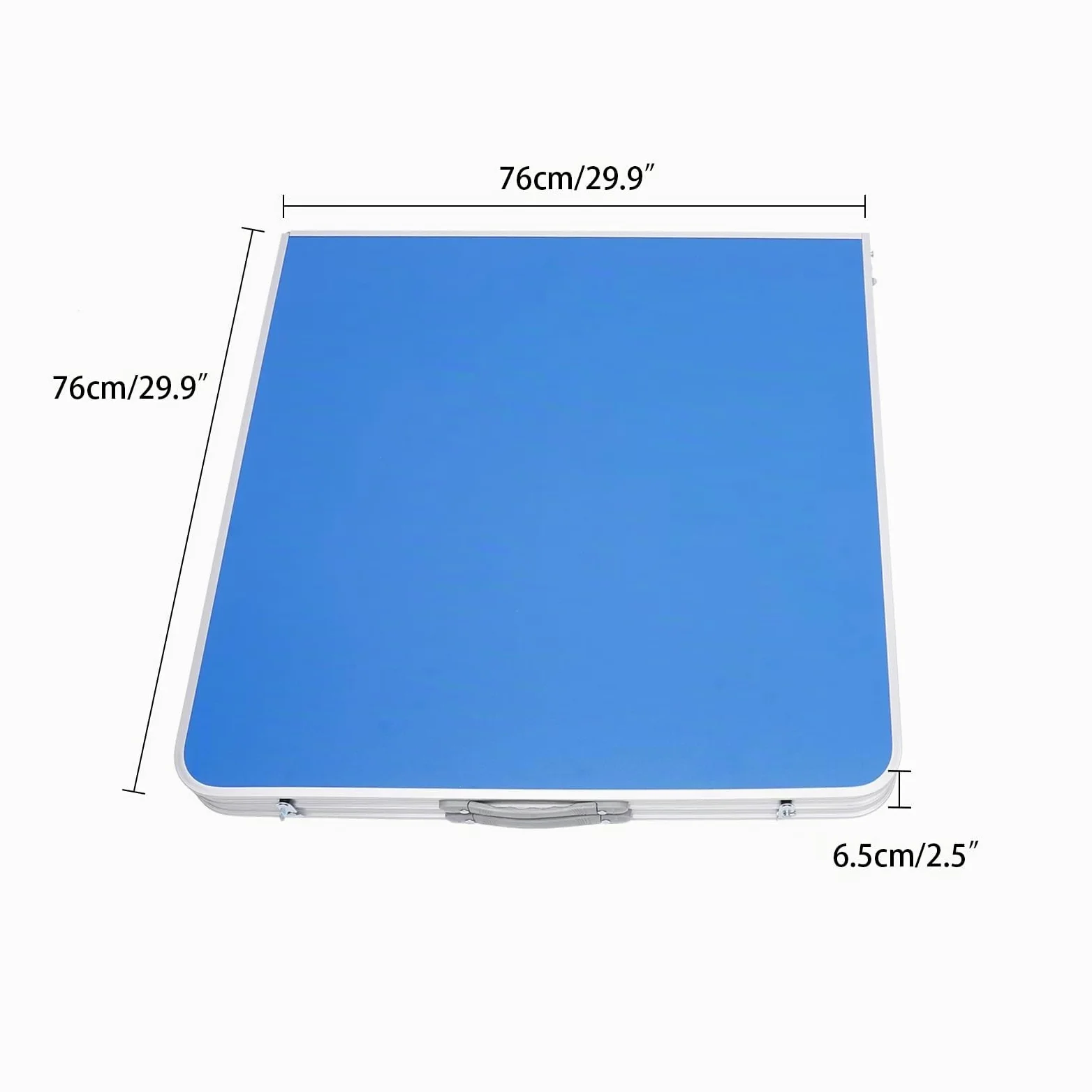 Mesa de ping pong plegable, mini mesa de ping pong con 2 raquetas, 3 pelotas y red de ping pong, mesa de ping pong para interior y exterior, 152 x 76 x 76 cm
