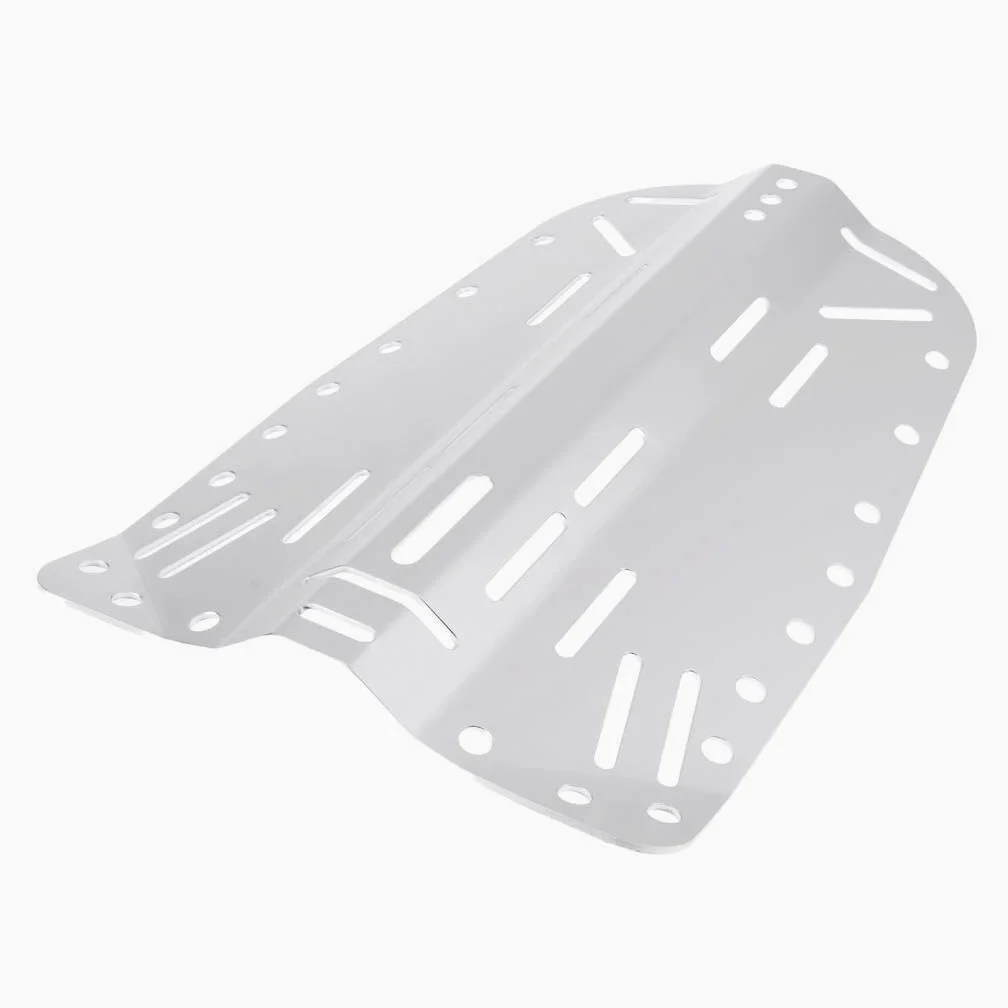 BEALIFE Placa Trasera de aleación de Aluminio para Buceo. Resistencia y versatilidad. Ranuras para Aceptar Correas de Leva roscadas Directamente para Buceo
