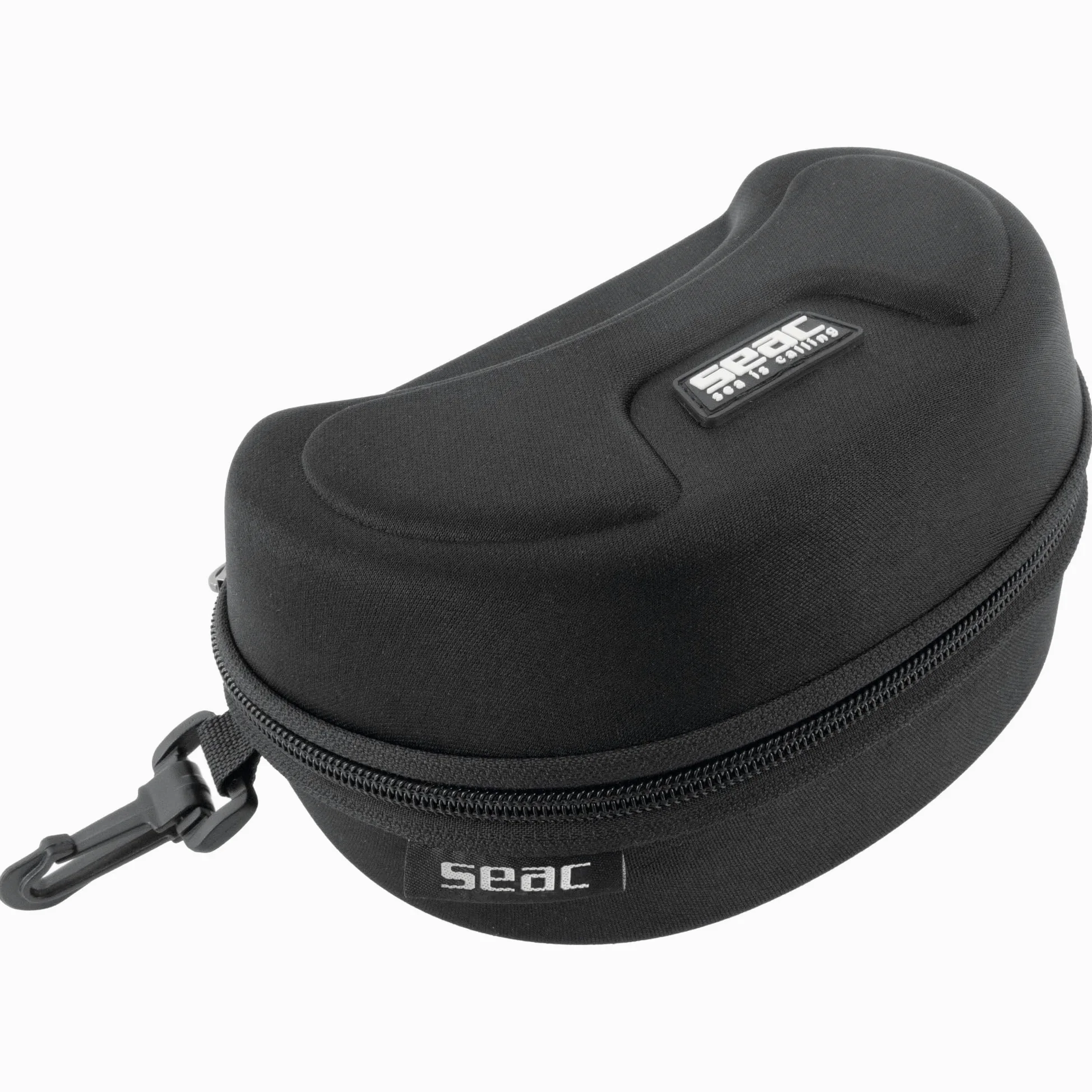 SEAC Afrodite – Máscara de Buceo de Bajo Volumen con Lentes de Cristal Templado 3 mm, Faldón de Silicona Suave, Hebilla 3D Ajustable y Compatible con Lentes Ópticas Correctivas (-1.0 a -6.0)