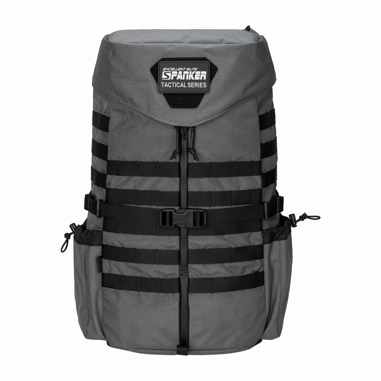 EXCELLENT ELITE SPANKER Mochila Militar Táctica Molle Mochila de Camping Mochila de Caza para Senderismo, Excursión y Viajes(GRY)