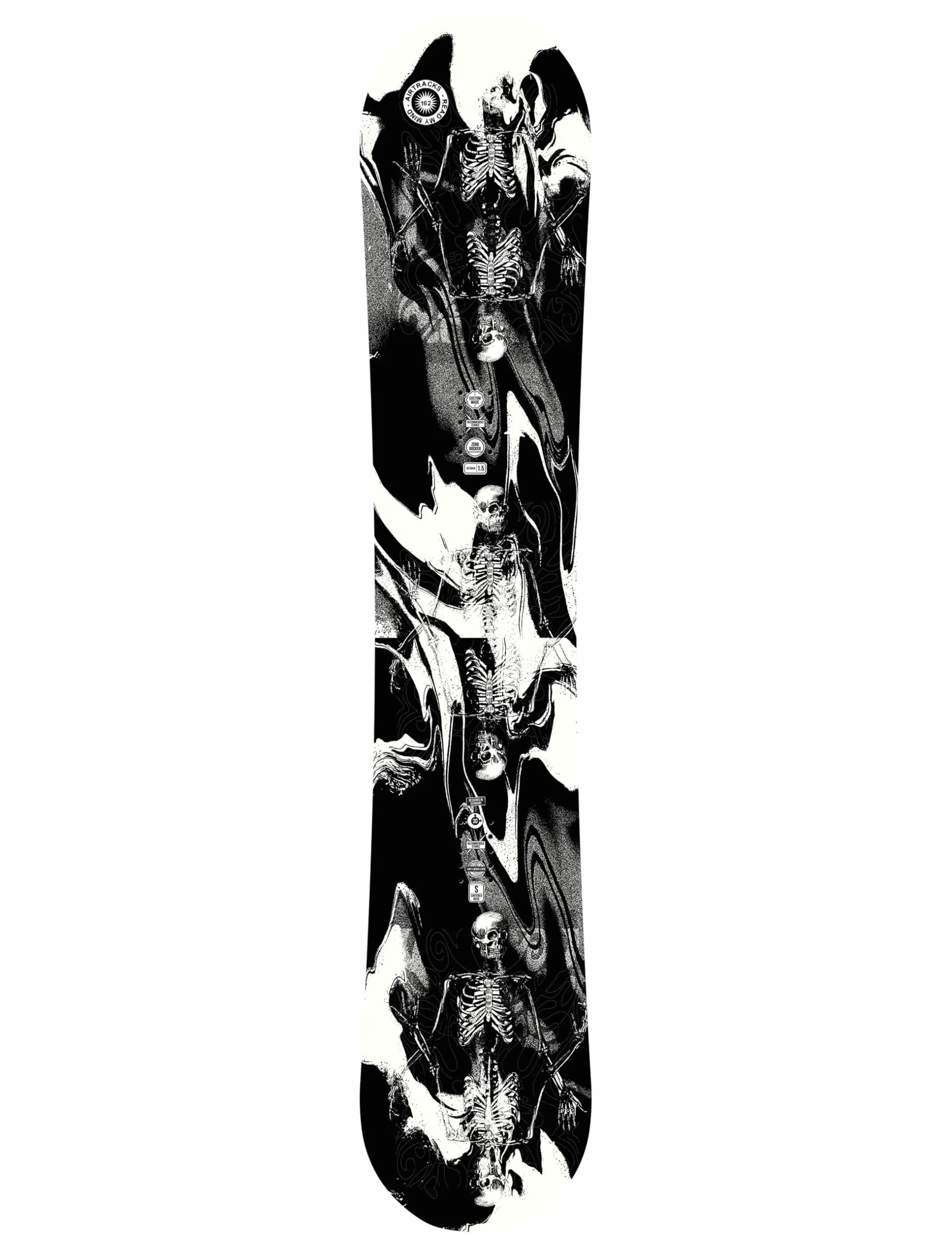 Airtracks Tabla de snowboard para hombre – Read My Mind Wide Hybrid Rocker 152 157 159 162 cm