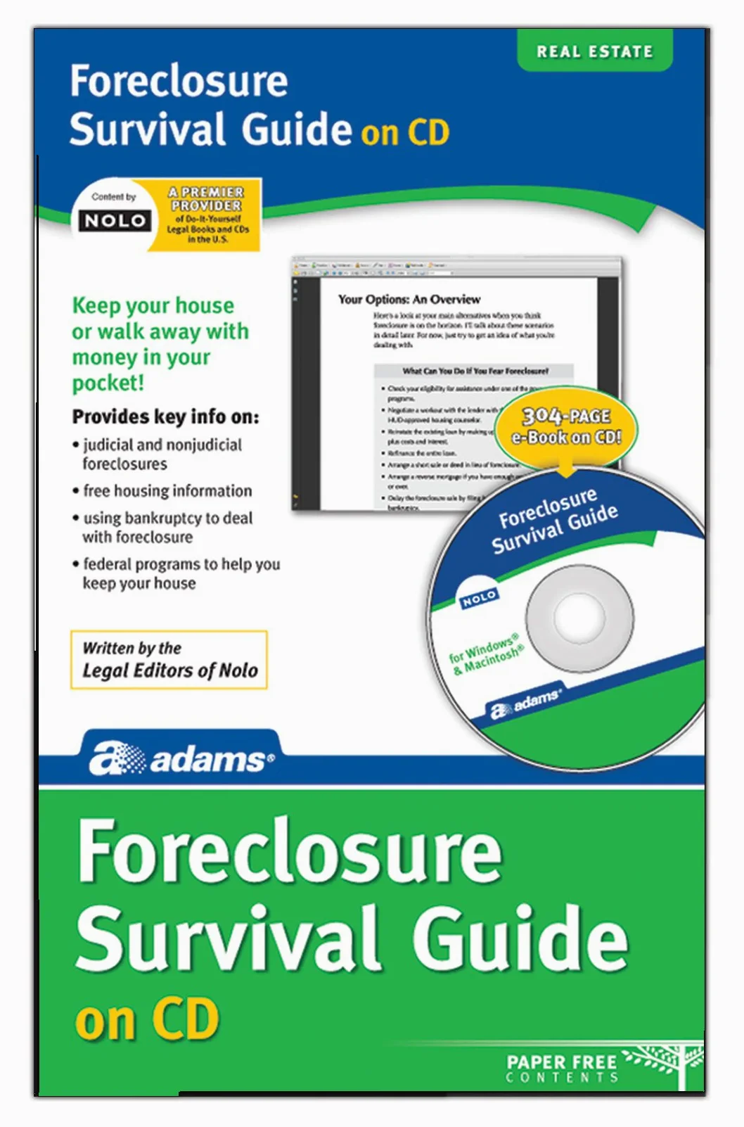 Adams Foreclosure guía de supervivencia en CD (alc636)